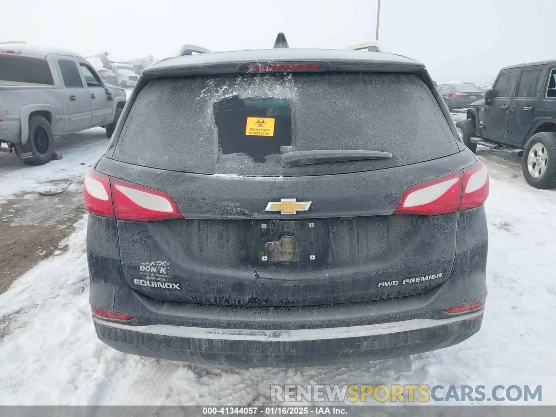 16 Photograph of a damaged car 3GNAXXEV2MS137119 CHEVROLET EQUINOX 2021