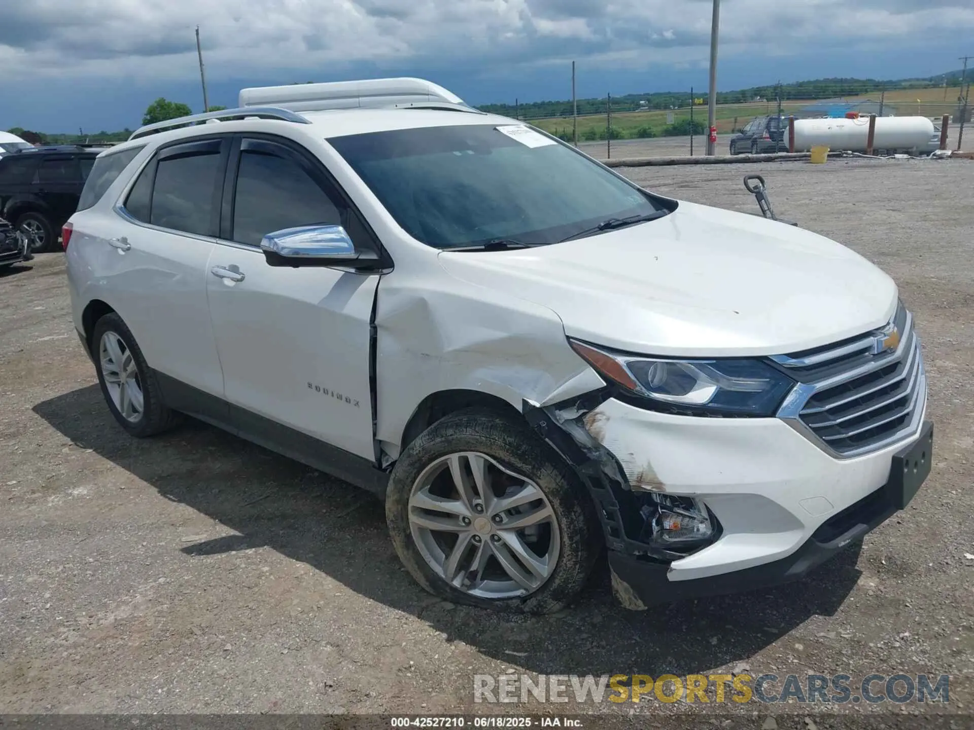 1 Photograph of a damaged car 3GNAXXEV2MS172873 CHEVROLET EQUINOX 2021
