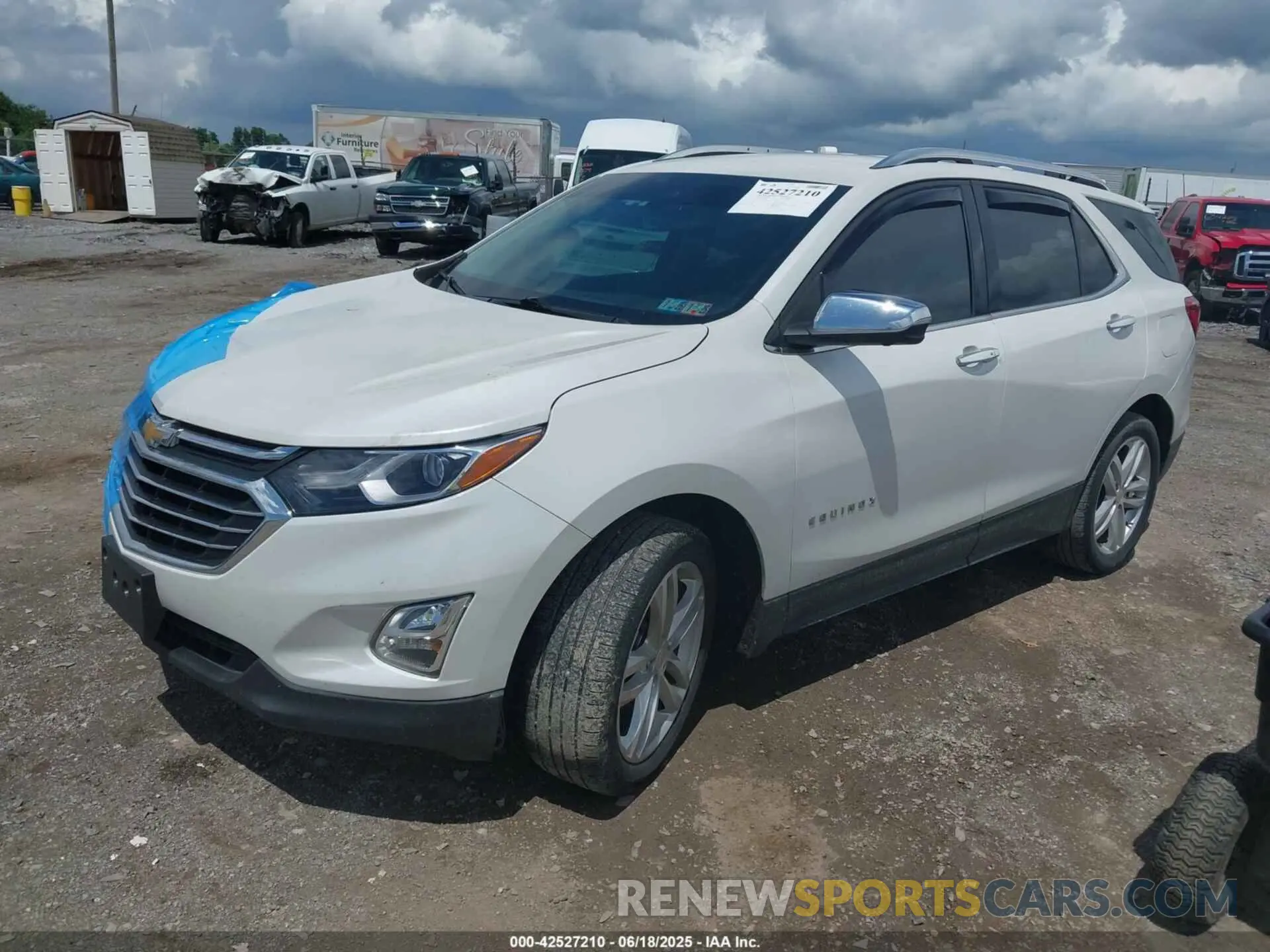 2 Photograph of a damaged car 3GNAXXEV2MS172873 CHEVROLET EQUINOX 2021