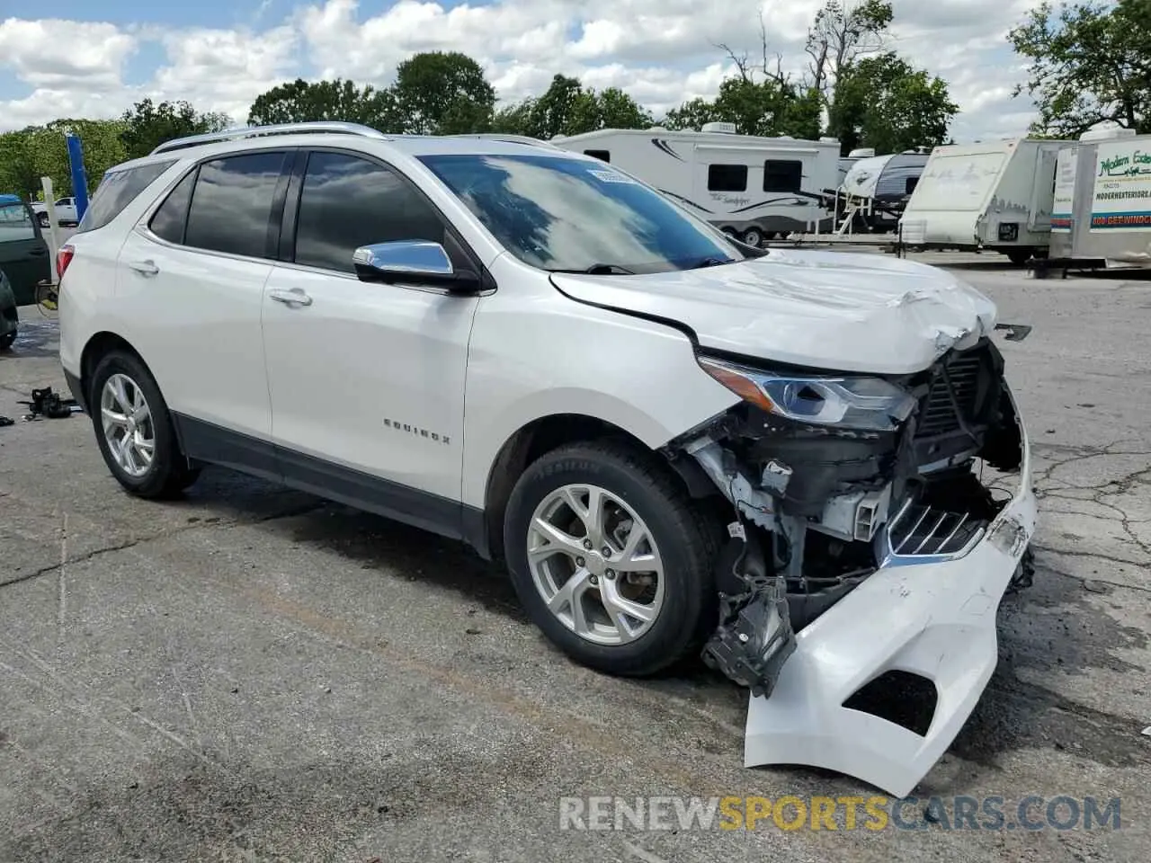 4 Photograph of a damaged car 3GNAXXEV7MS126049 CHEVROLET EQUINOX 2021