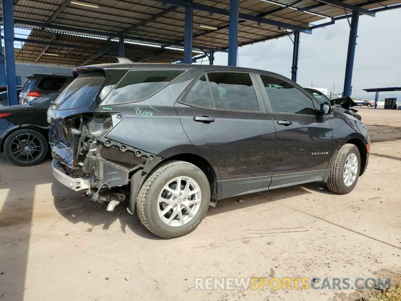 3 Photograph of a damaged car 2GNAX5EV2N6105162 CHEVROLET EQUINOX 2022