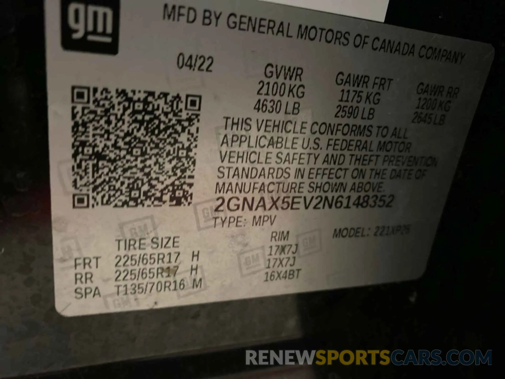 15 Photograph of a damaged car 2GNAX5EV2N6148352 CHEVROLET EQUINOX 2022