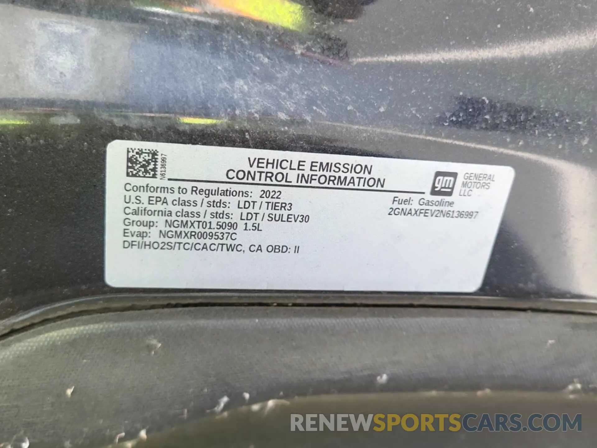 30 Photograph of a damaged car 2GNAXFEV2N6136997 CHEVROLET EQUINOX 2022