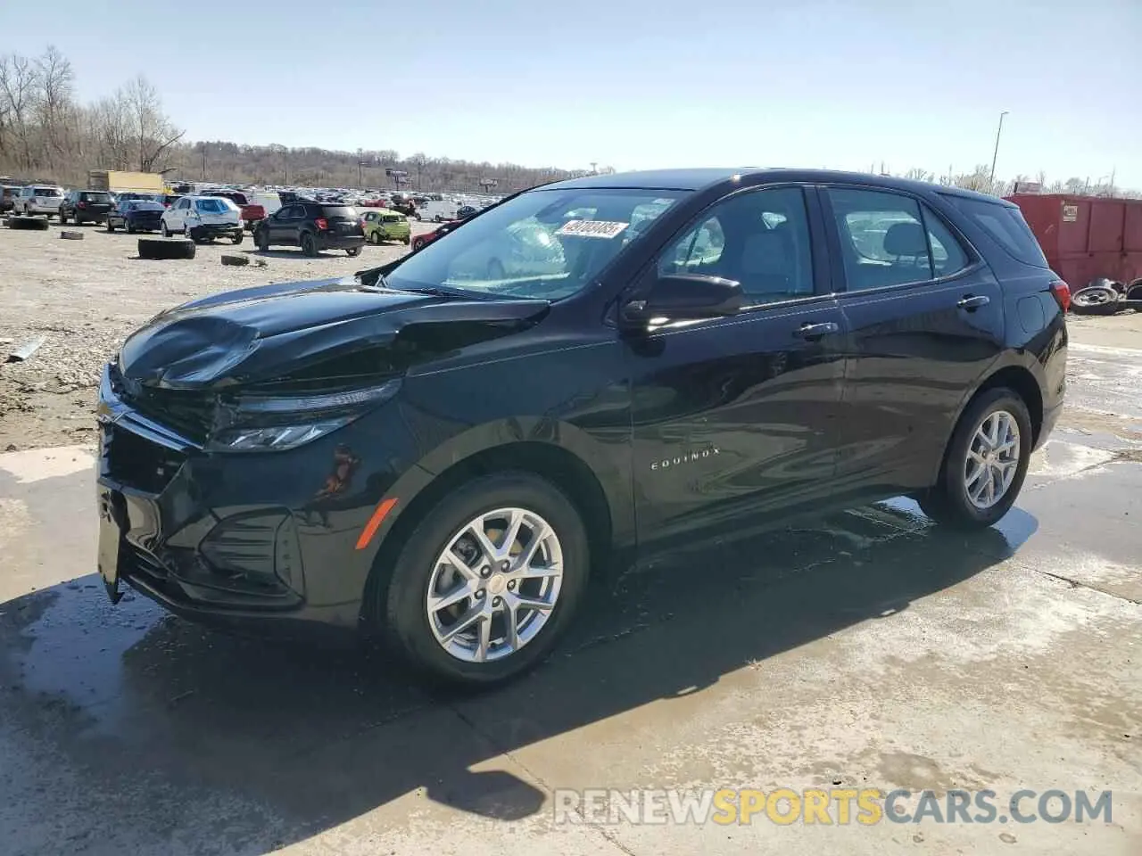1 Photograph of a damaged car 2GNAXHEV0N6118882 CHEVROLET EQUINOX 2022