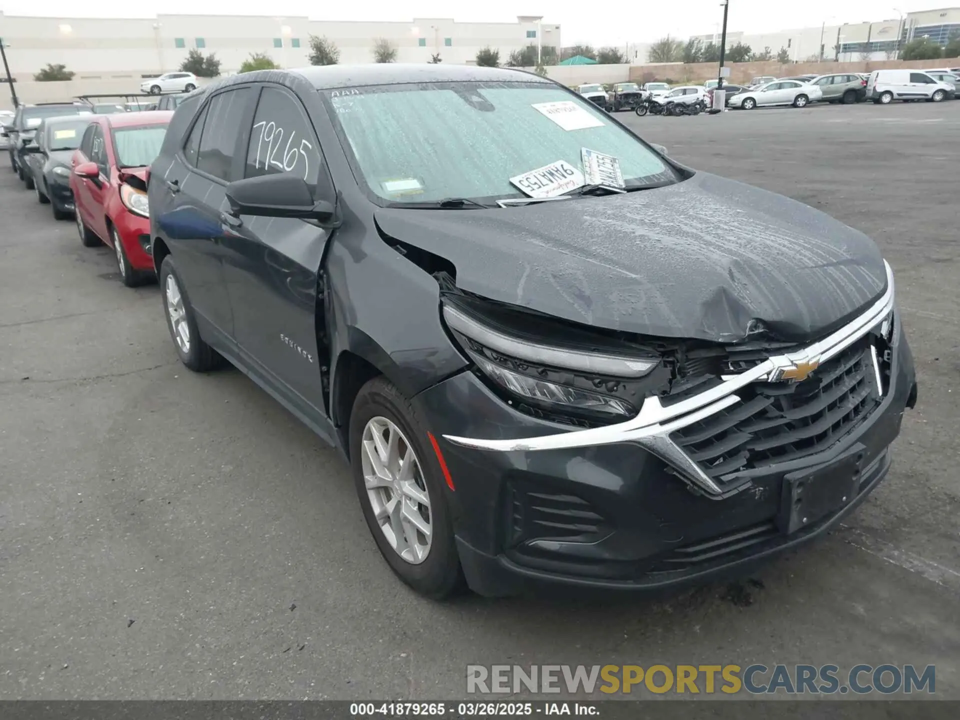 1 Photograph of a damaged car 2GNAXHEV6N6131832 CHEVROLET EQUINOX 2022