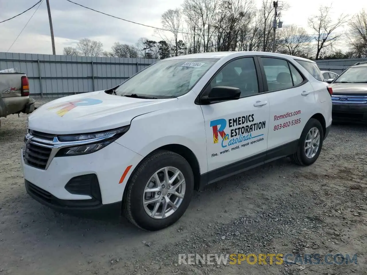1 Photograph of a damaged car 2GNAXHEV9N6102244 CHEVROLET EQUINOX 2022