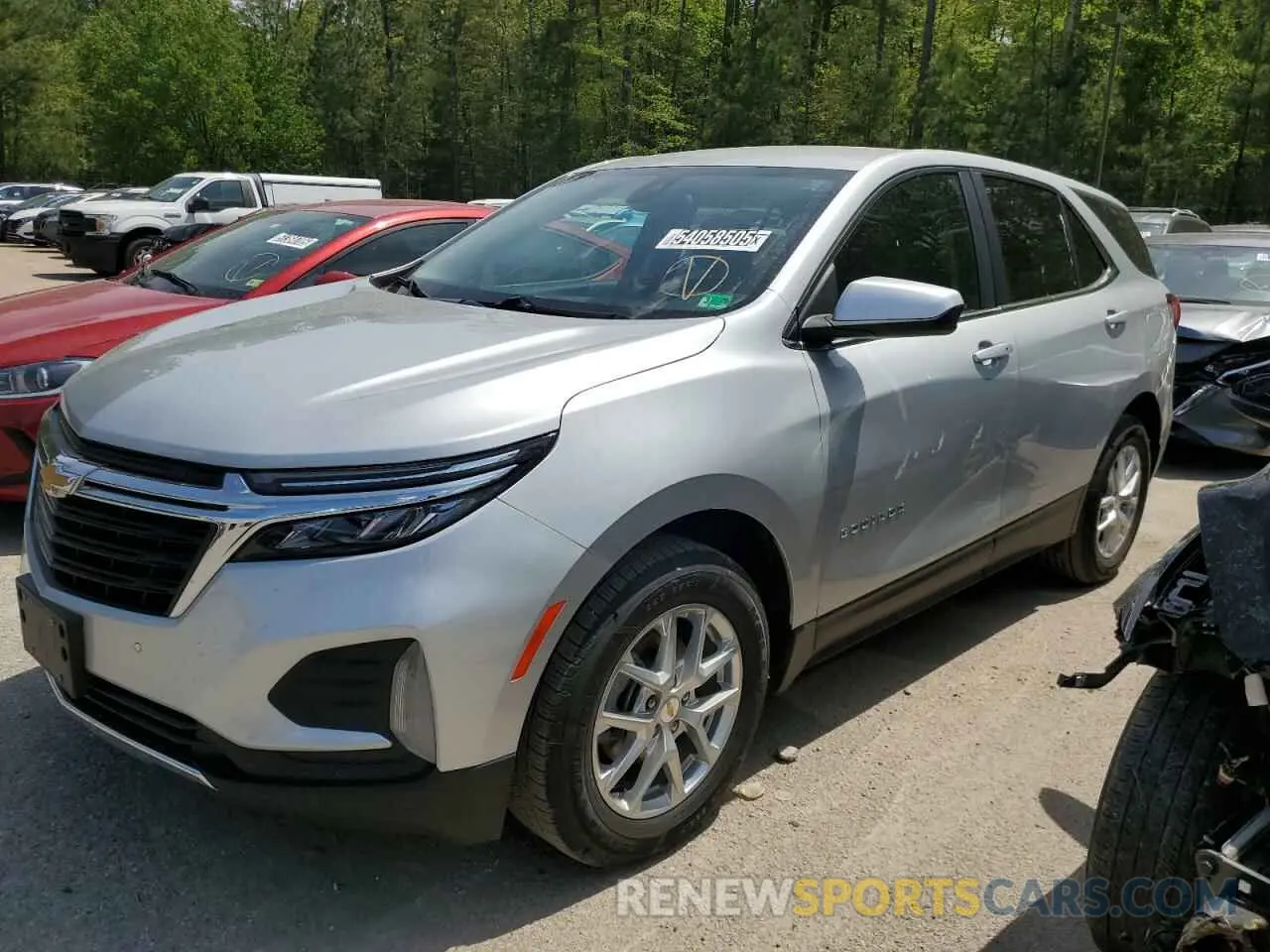 1 Photograph of a damaged car 2GNAXJEV0N6130831 CHEVROLET EQUINOX 2022