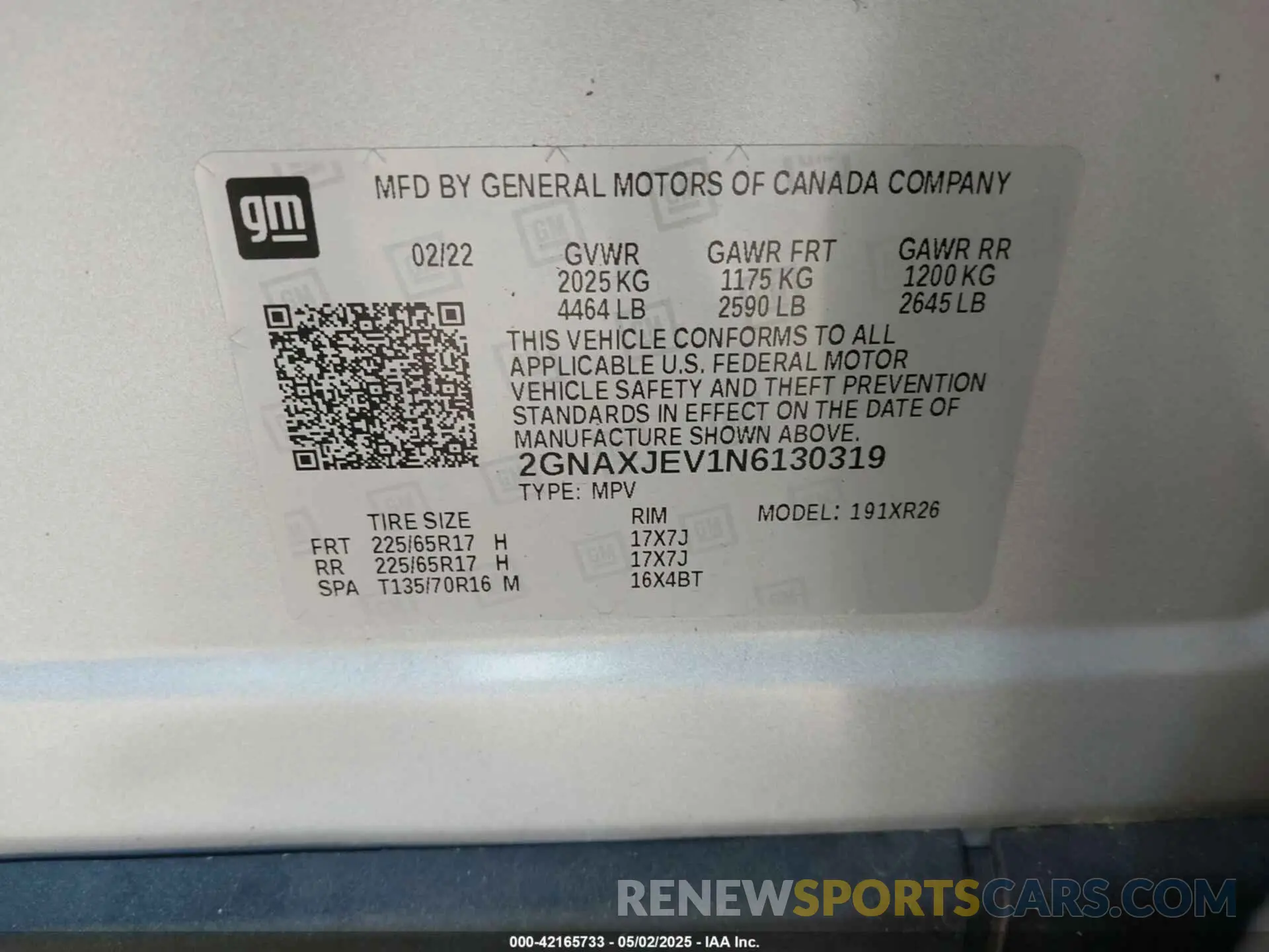 9 Photograph of a damaged car 2GNAXJEV1N6130319 CHEVROLET EQUINOX 2022