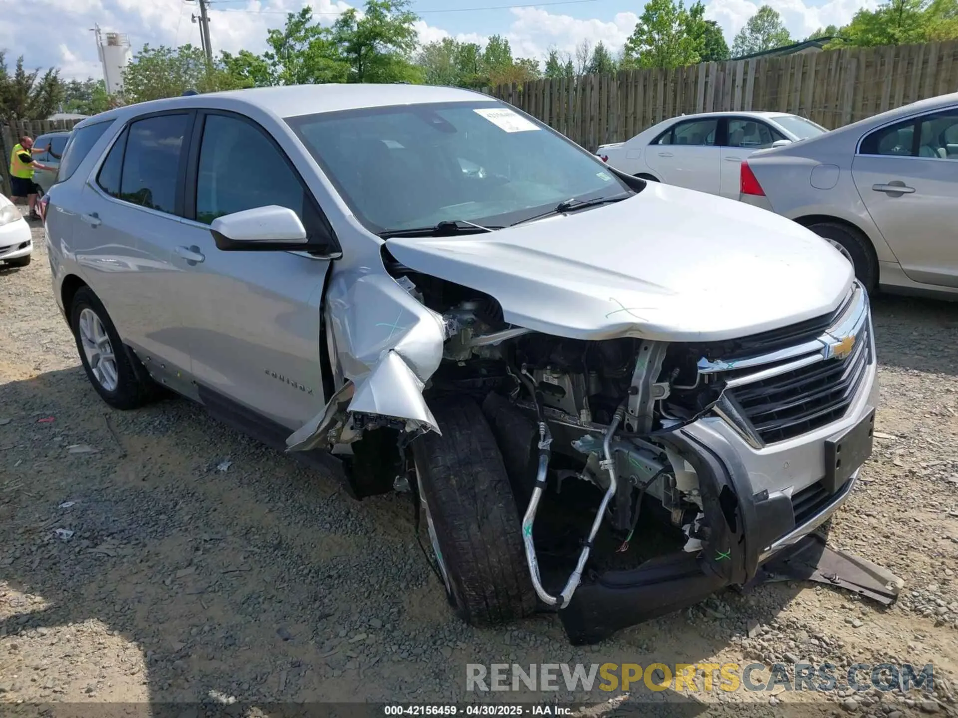 1 Photograph of a damaged car 2GNAXJEV1N6131048 CHEVROLET EQUINOX 2022