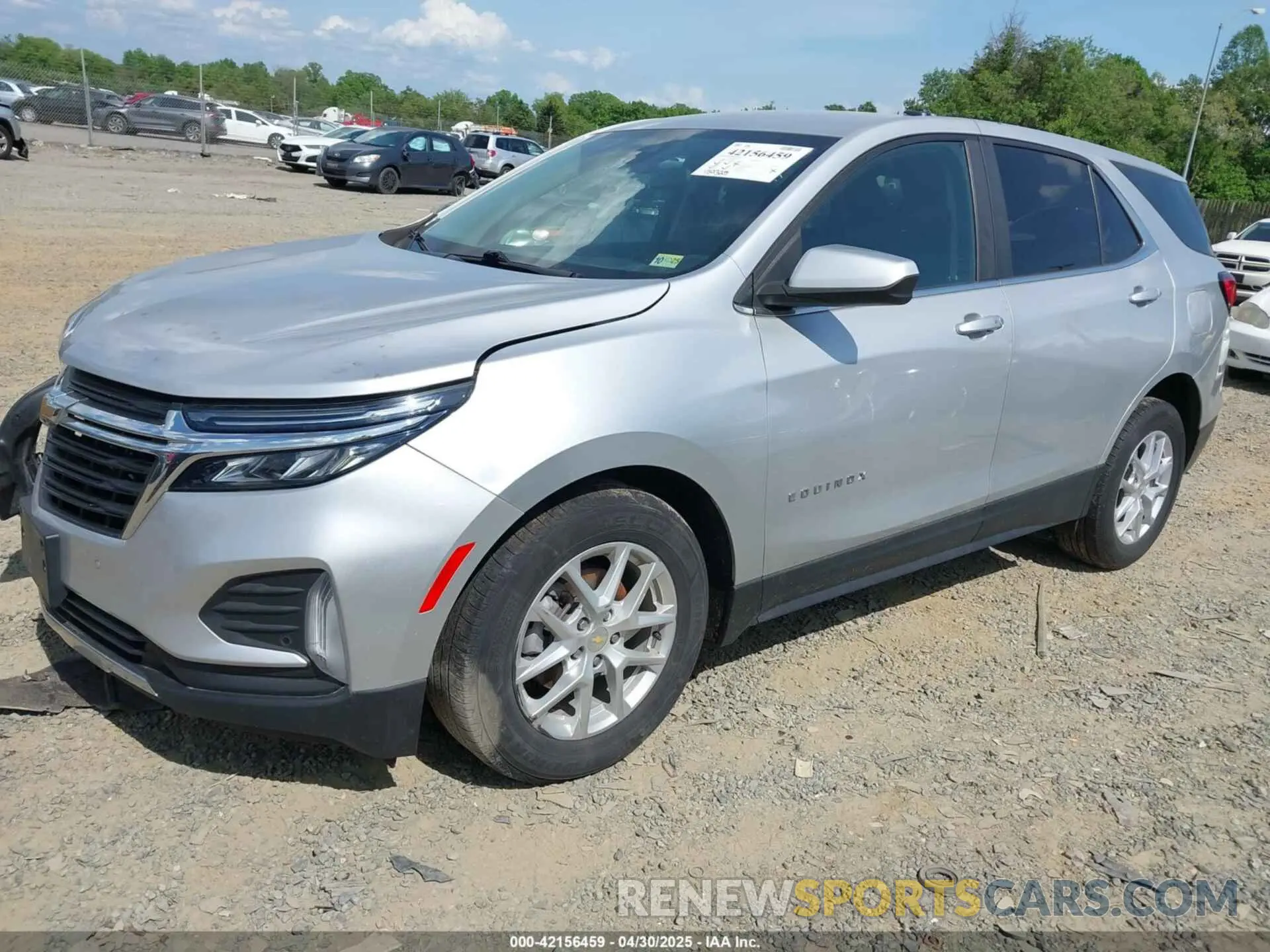 2 Photograph of a damaged car 2GNAXJEV1N6131048 CHEVROLET EQUINOX 2022
