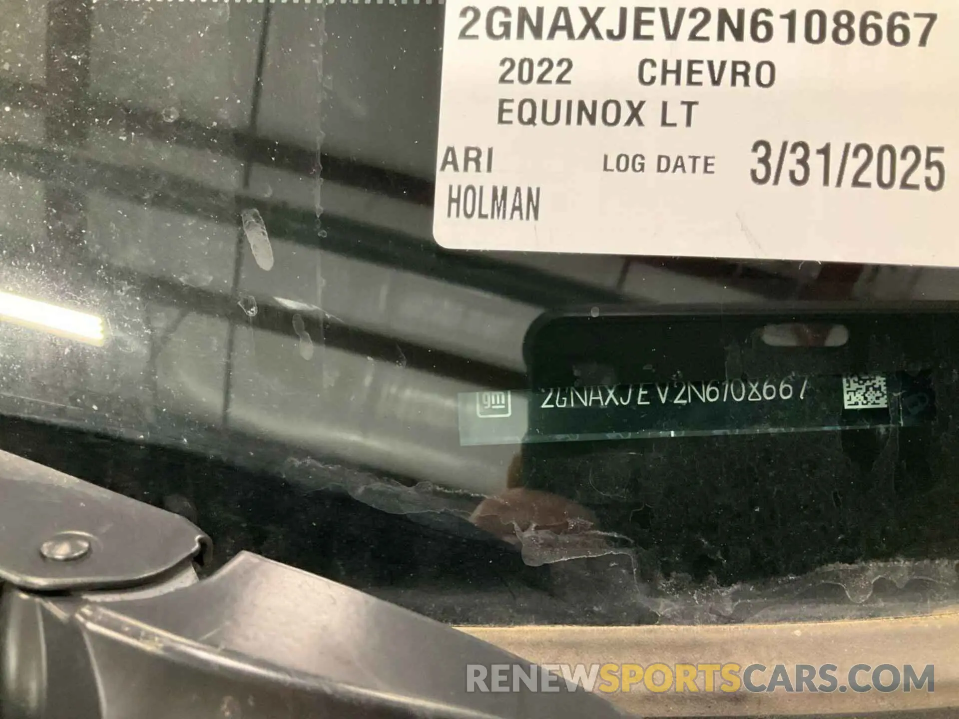 2 Photograph of a damaged car 2GNAXJEV2N6108667 CHEVROLET EQUINOX 2022