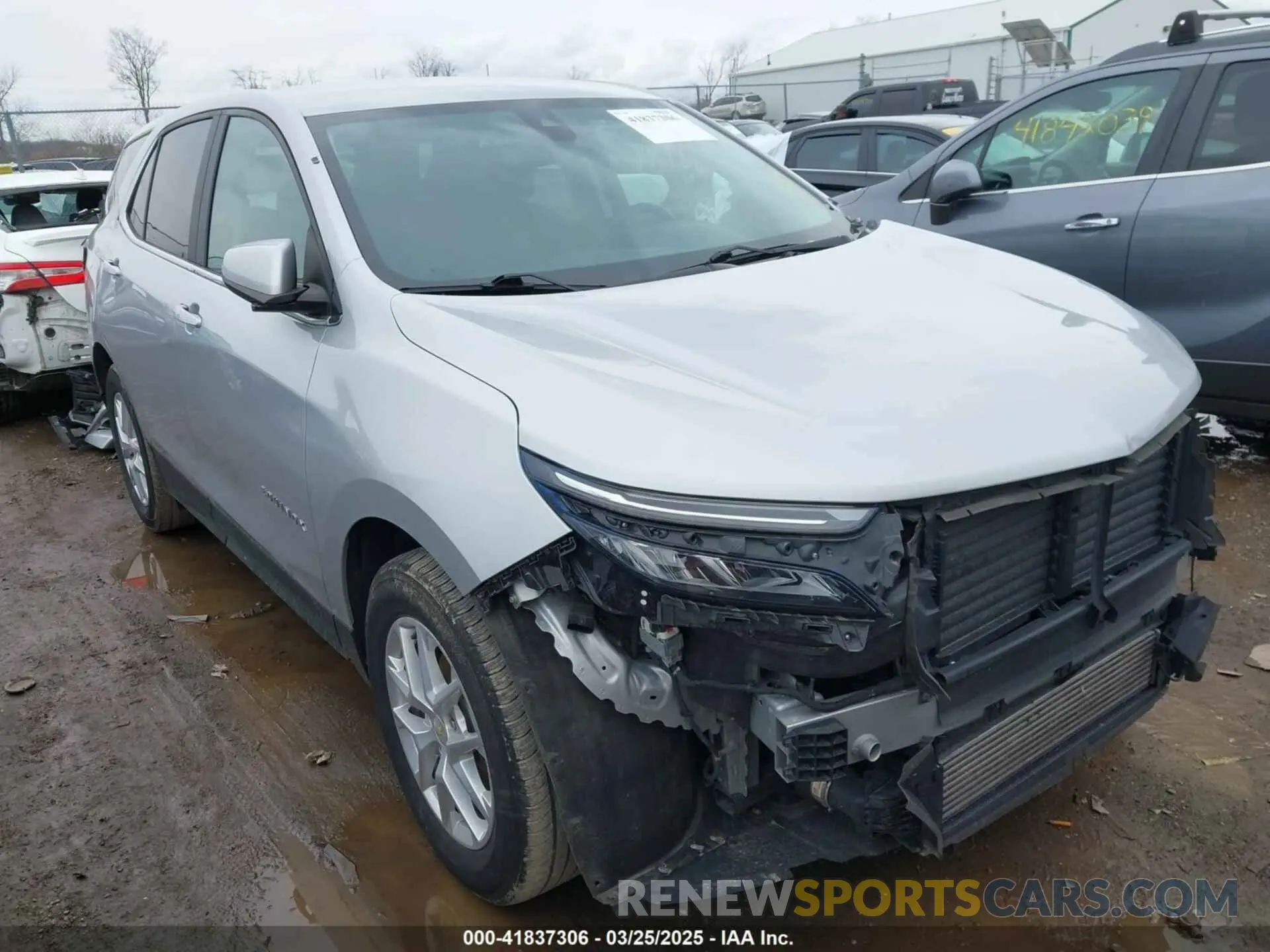 1 Photograph of a damaged car 2GNAXJEV3N6129981 CHEVROLET EQUINOX 2022