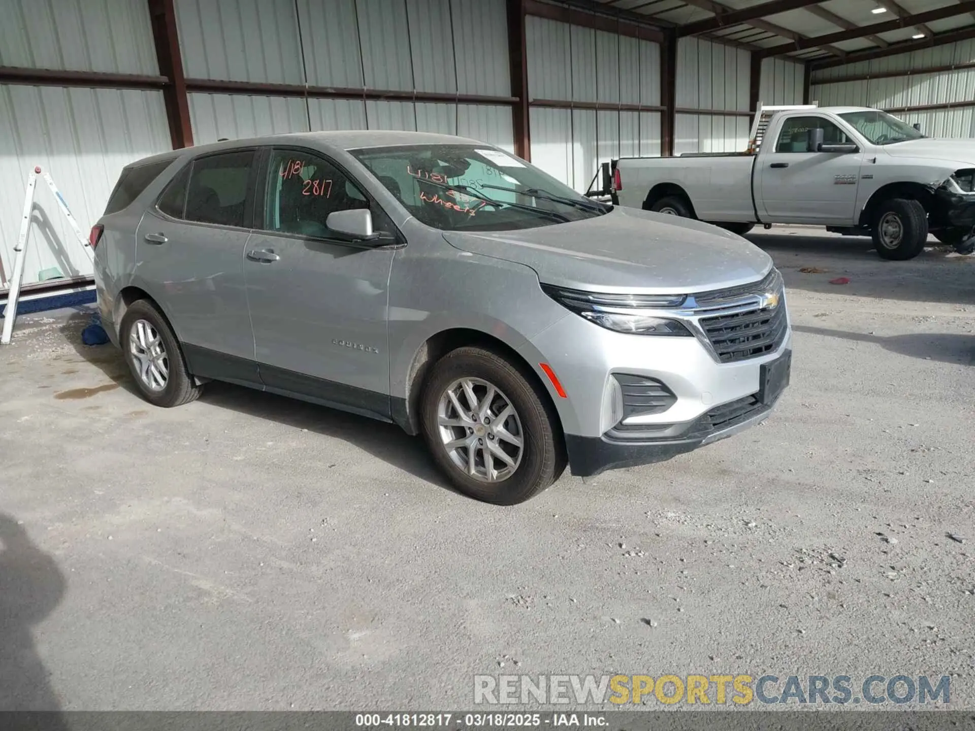 1 Photograph of a damaged car 2GNAXJEV3N6134646 CHEVROLET EQUINOX 2022