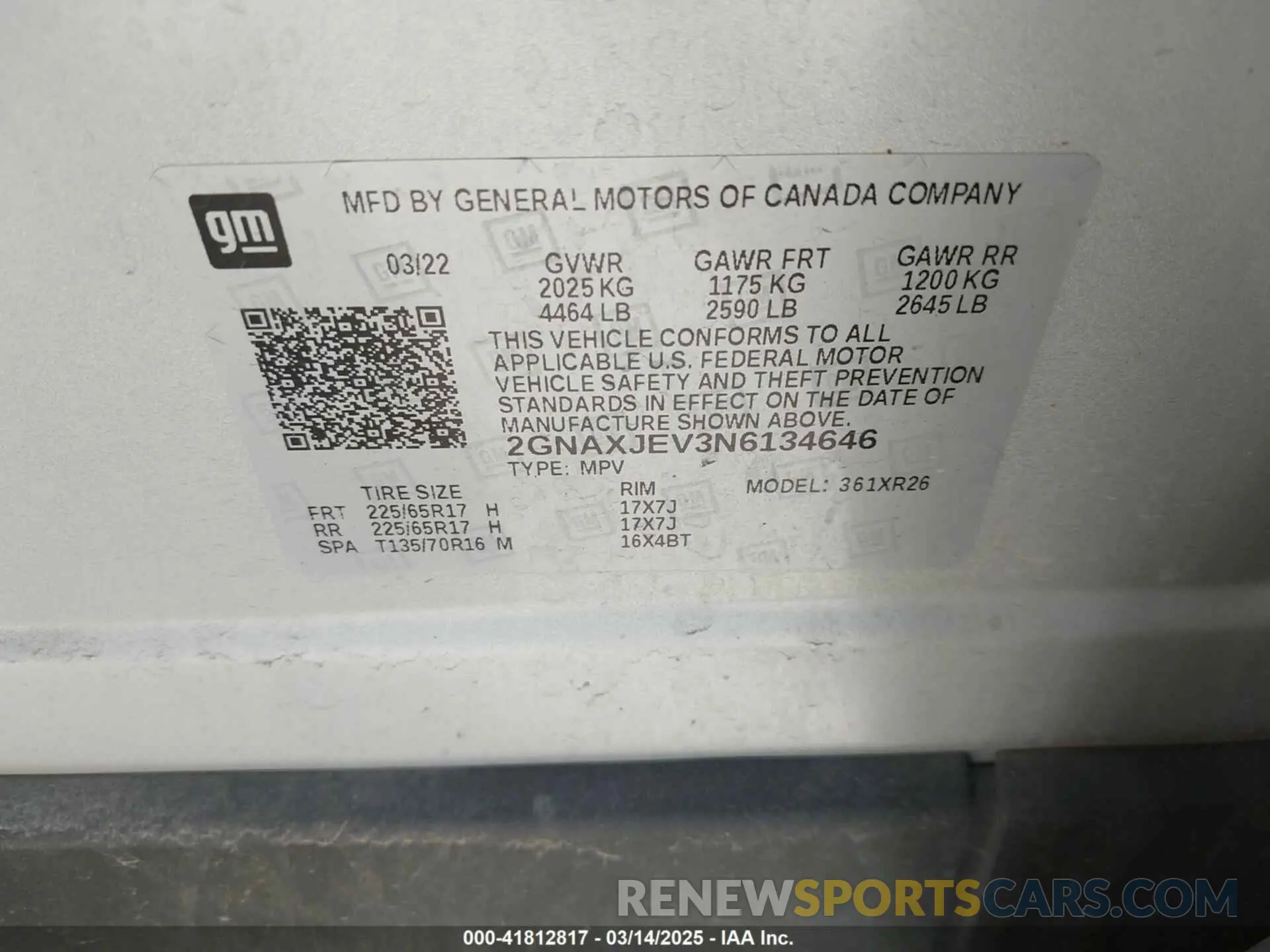 9 Photograph of a damaged car 2GNAXJEV3N6134646 CHEVROLET EQUINOX 2022