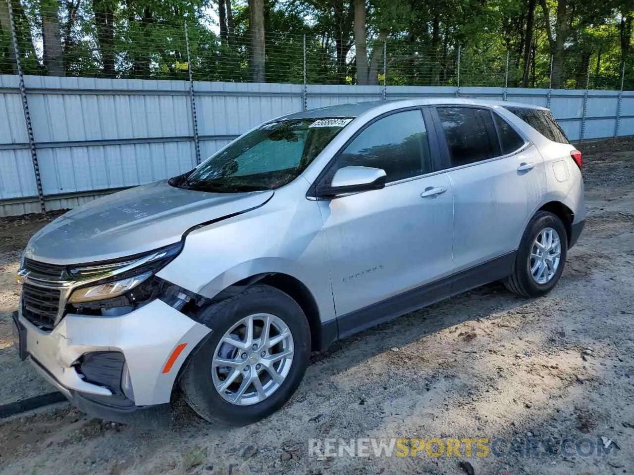 1 Photograph of a damaged car 2GNAXJEV4N6141363 CHEVROLET EQUINOX 2022