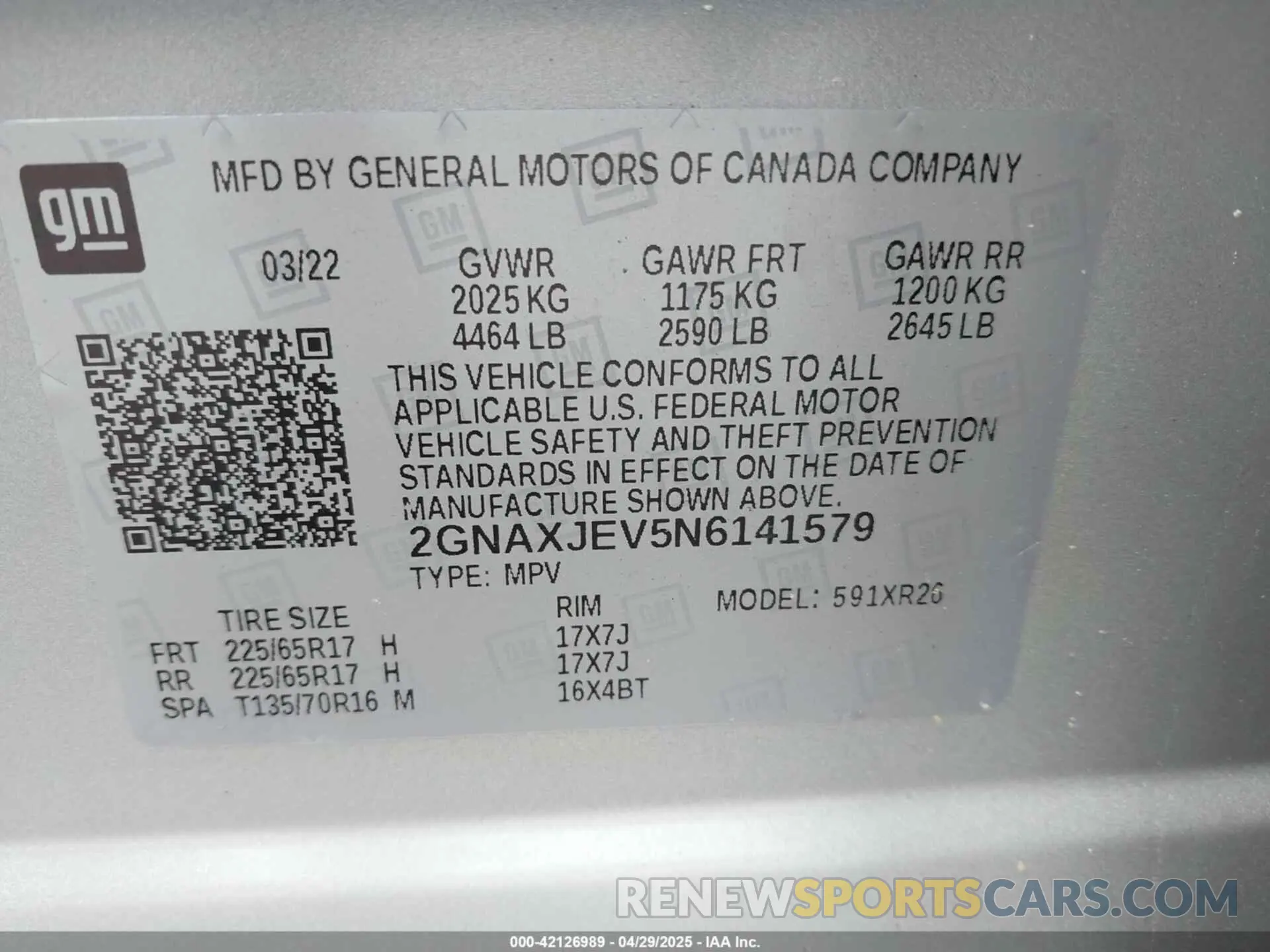9 Photograph of a damaged car 2GNAXJEV5N6141579 CHEVROLET EQUINOX 2022