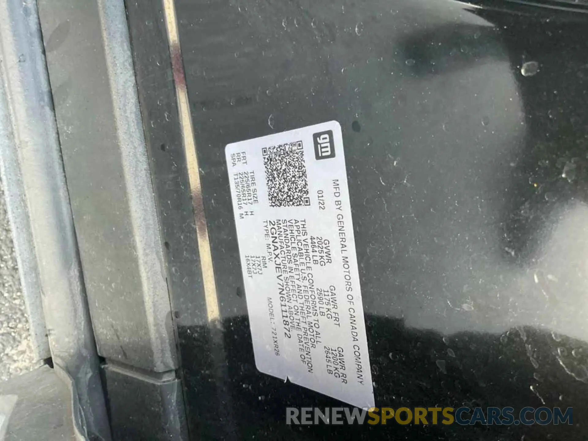 12 Photograph of a damaged car 2GNAXJEV7N6111872 CHEVROLET EQUINOX 2022