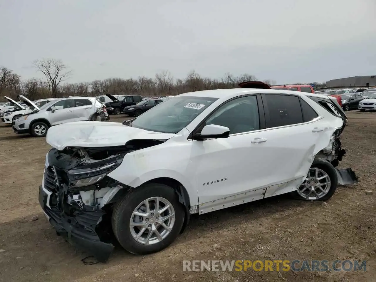 1 Photograph of a damaged car 2GNAXJEV8N6116496 CHEVROLET EQUINOX 2022
