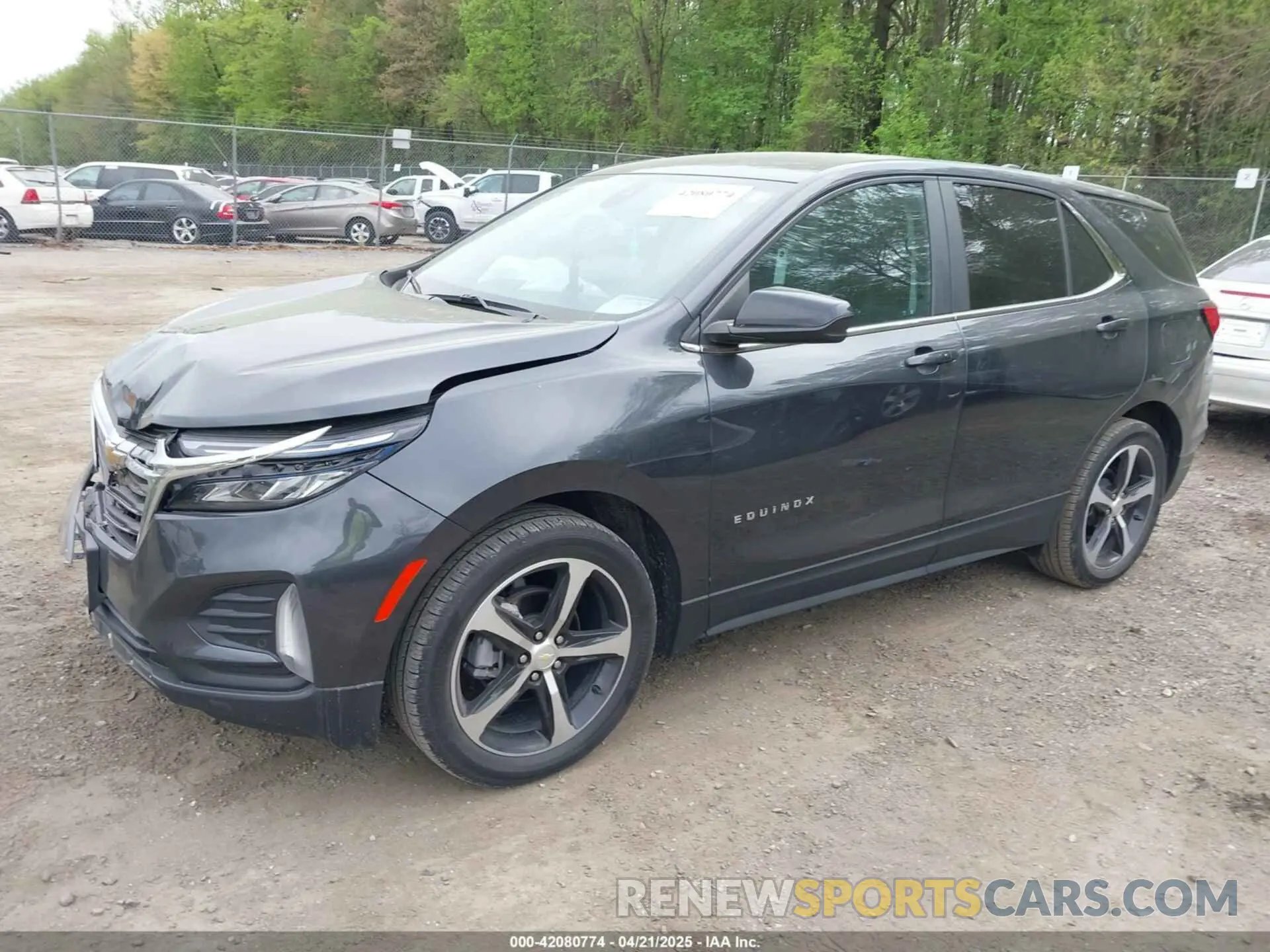 2 Photograph of a damaged car 2GNAXKEV0N6106700 CHEVROLET EQUINOX 2022