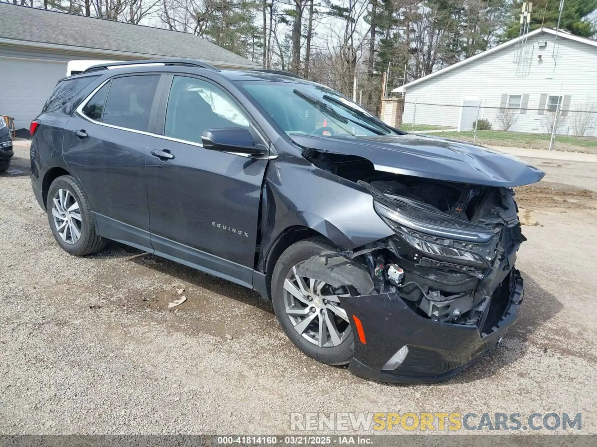 1 Photograph of a damaged car 2GNAXKEV4N6151932 CHEVROLET EQUINOX 2022