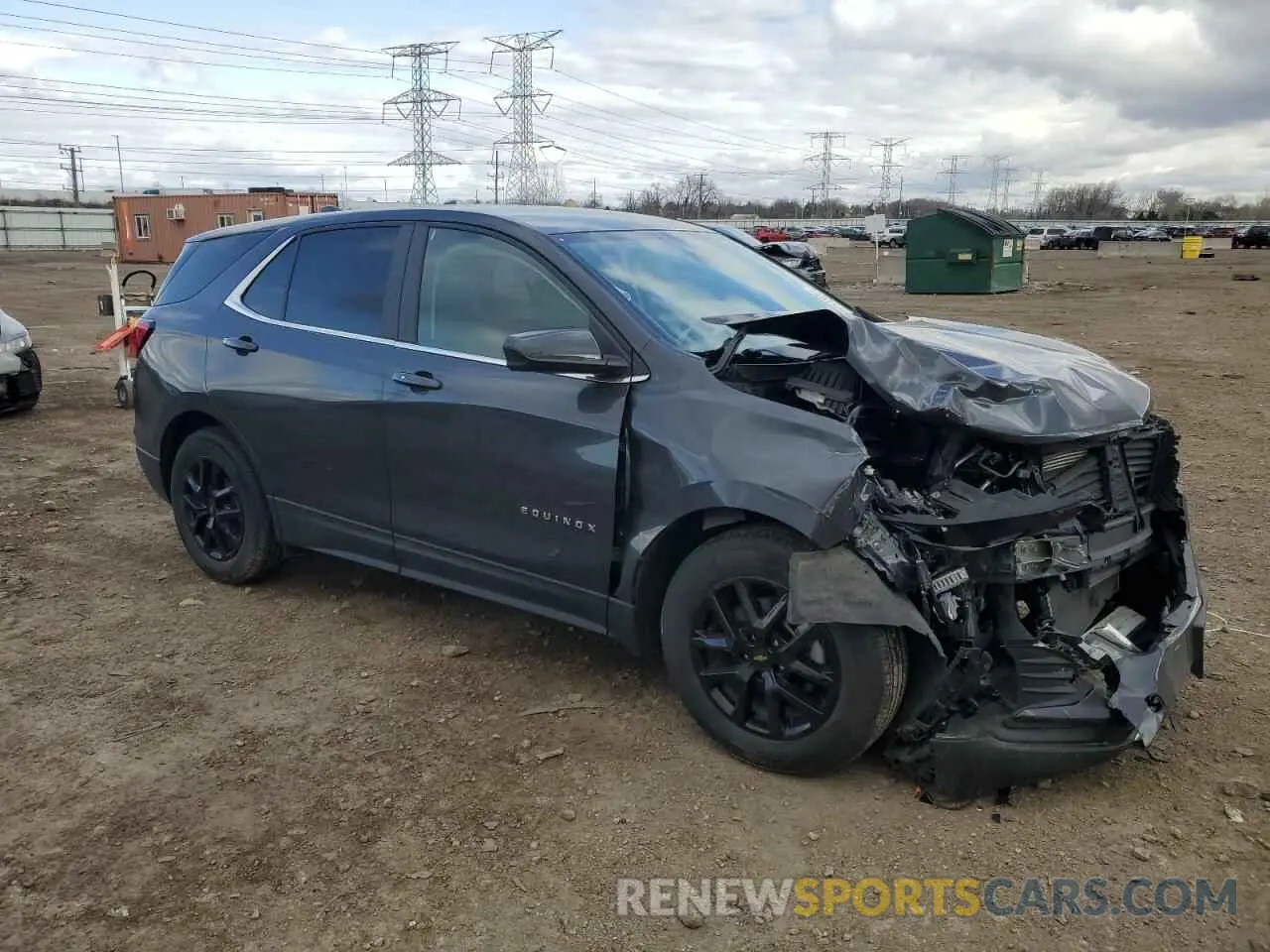 4 Photograph of a damaged car 2GNAXKEV5N6110791 CHEVROLET EQUINOX 2022
