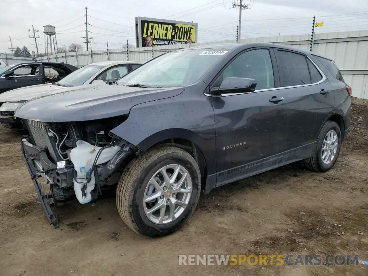 1 Photograph of a damaged car 2GNAXKEV7N6128967 CHEVROLET EQUINOX 2022
