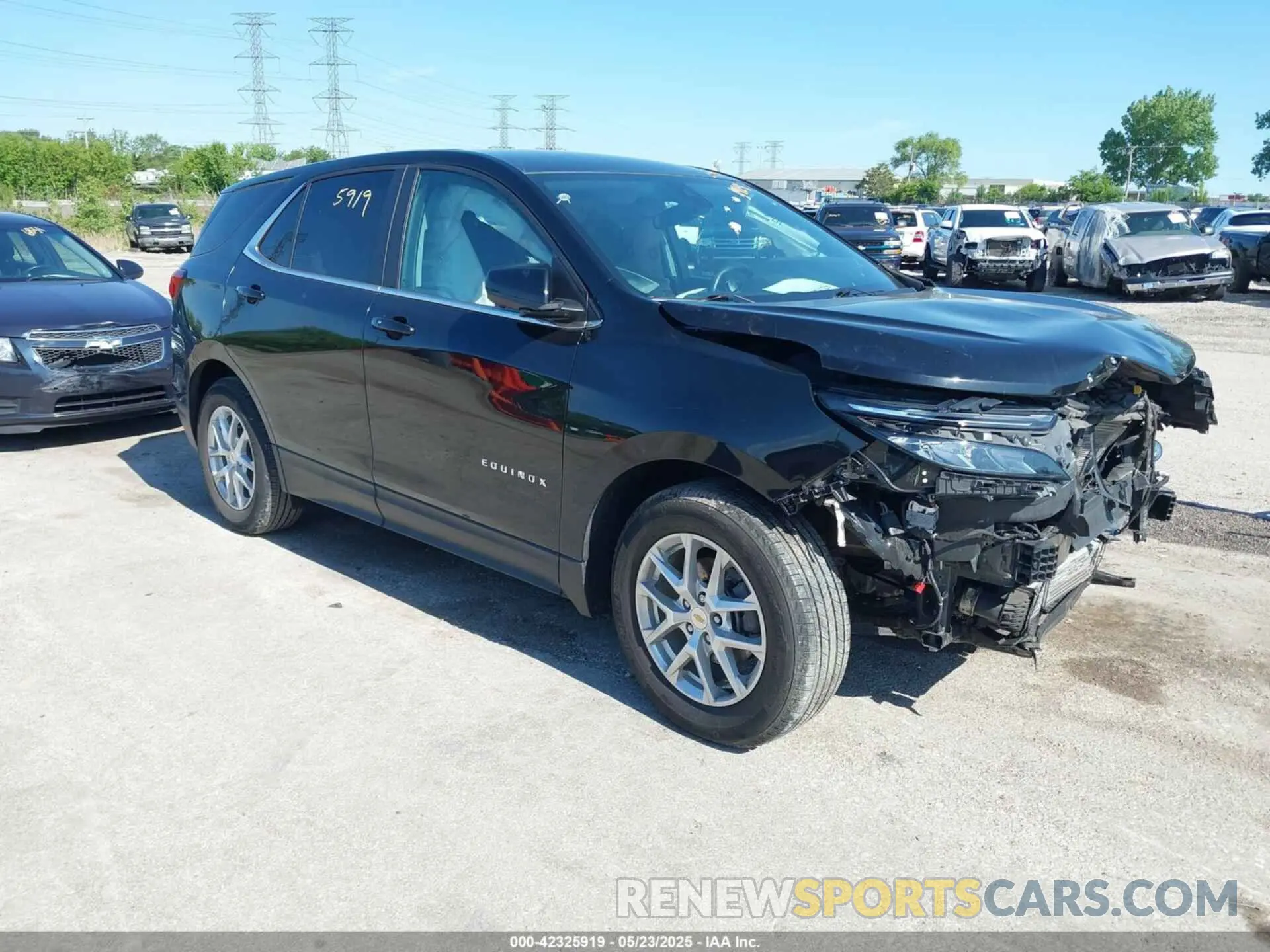 1 Photograph of a damaged car 2GNAXKEVXN6102976 CHEVROLET EQUINOX 2022