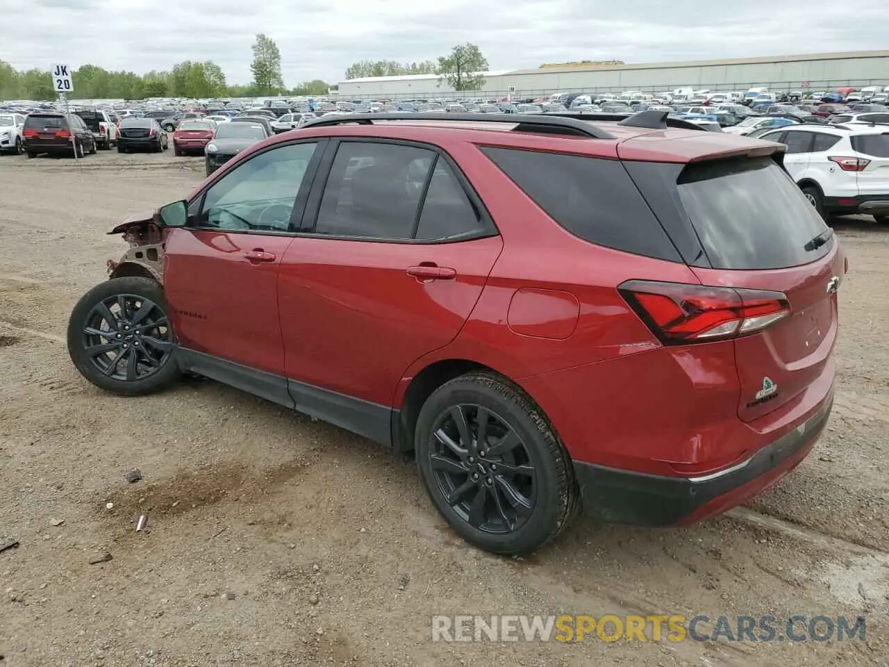 2 Photograph of a damaged car 2GNAXMEV1N6116129 CHEVROLET EQUINOX 2022