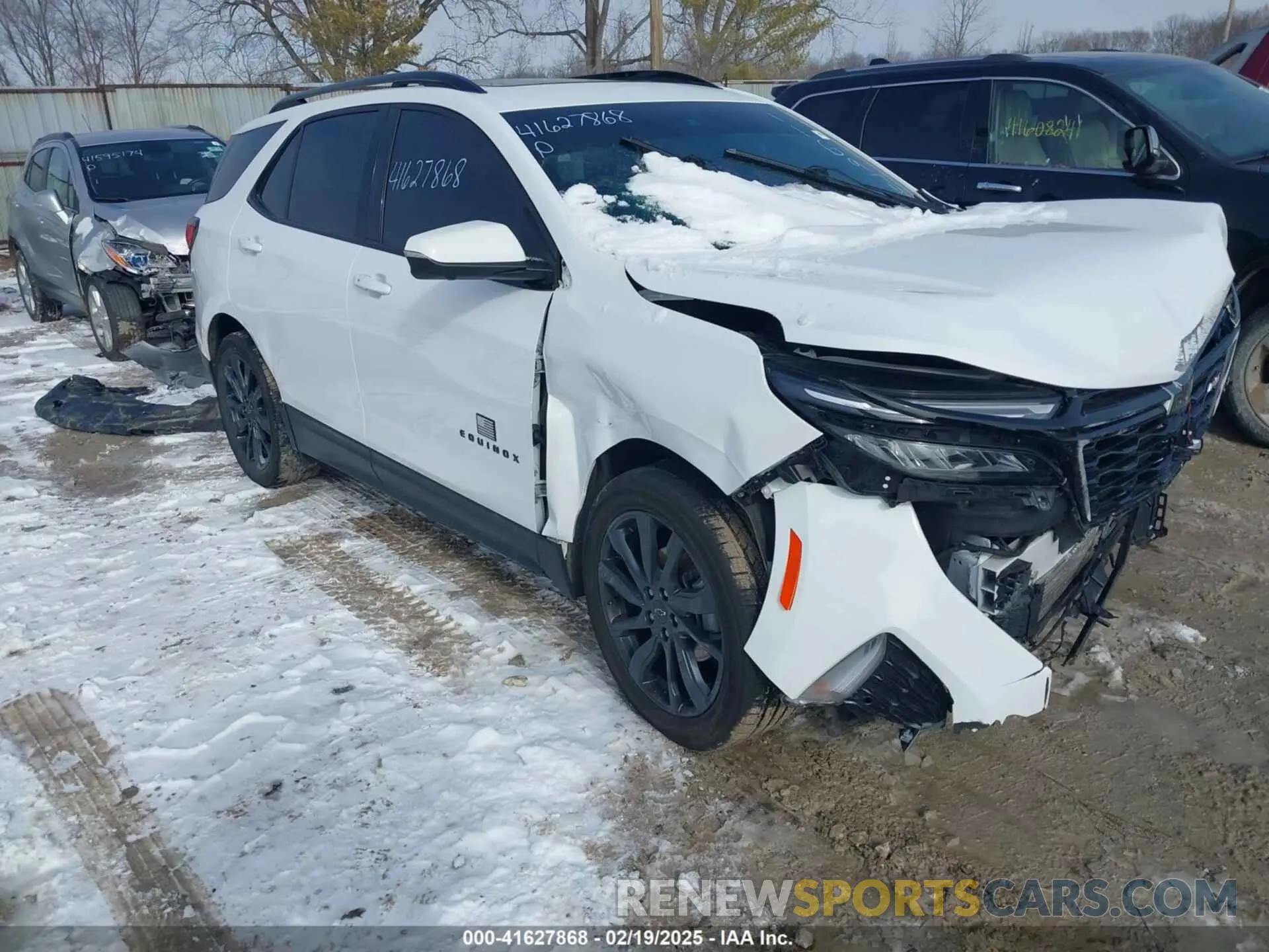 1 Photograph of a damaged car 2GNAXMEV5N6116974 CHEVROLET EQUINOX 2022