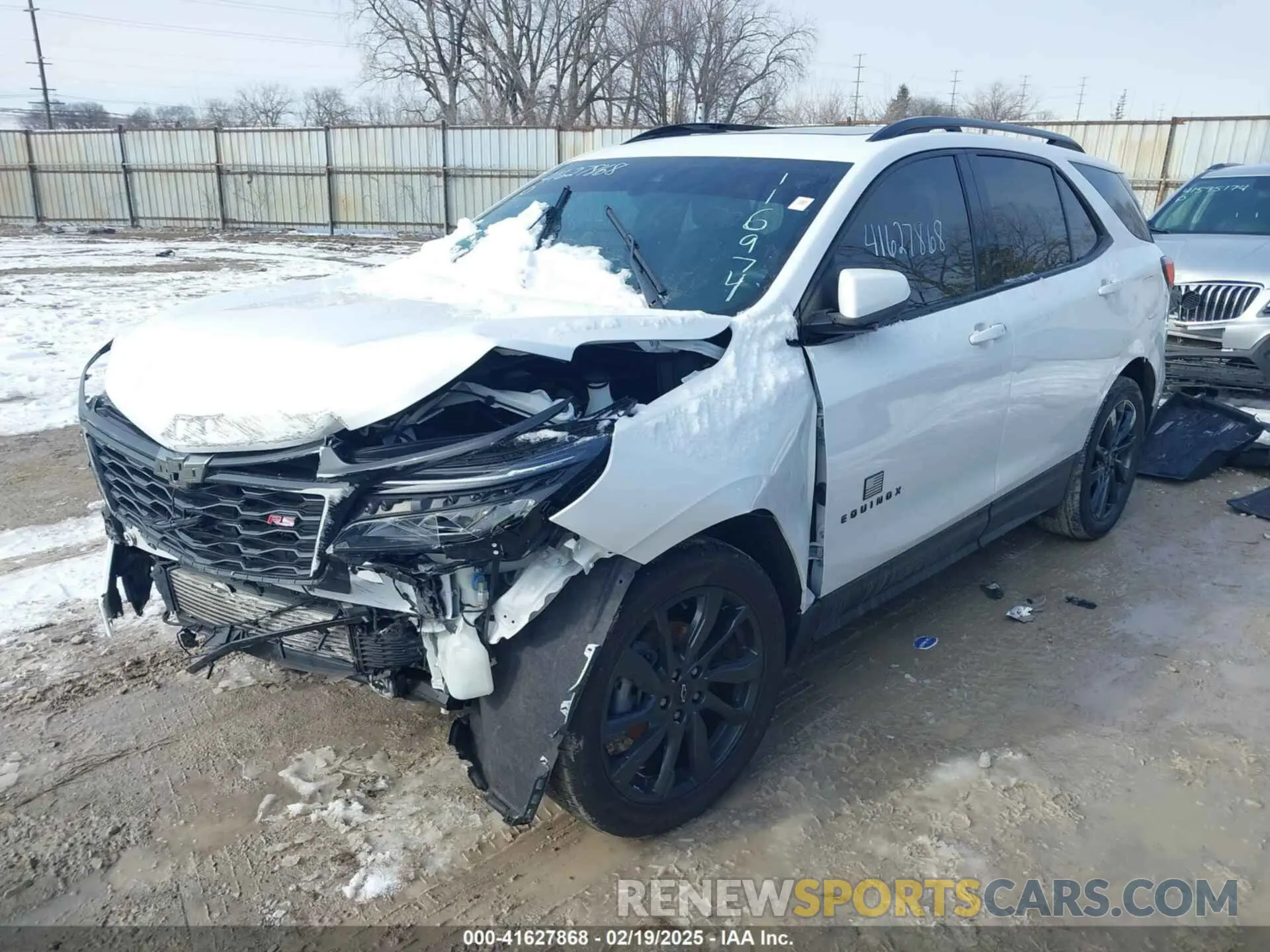2 Photograph of a damaged car 2GNAXMEV5N6116974 CHEVROLET EQUINOX 2022