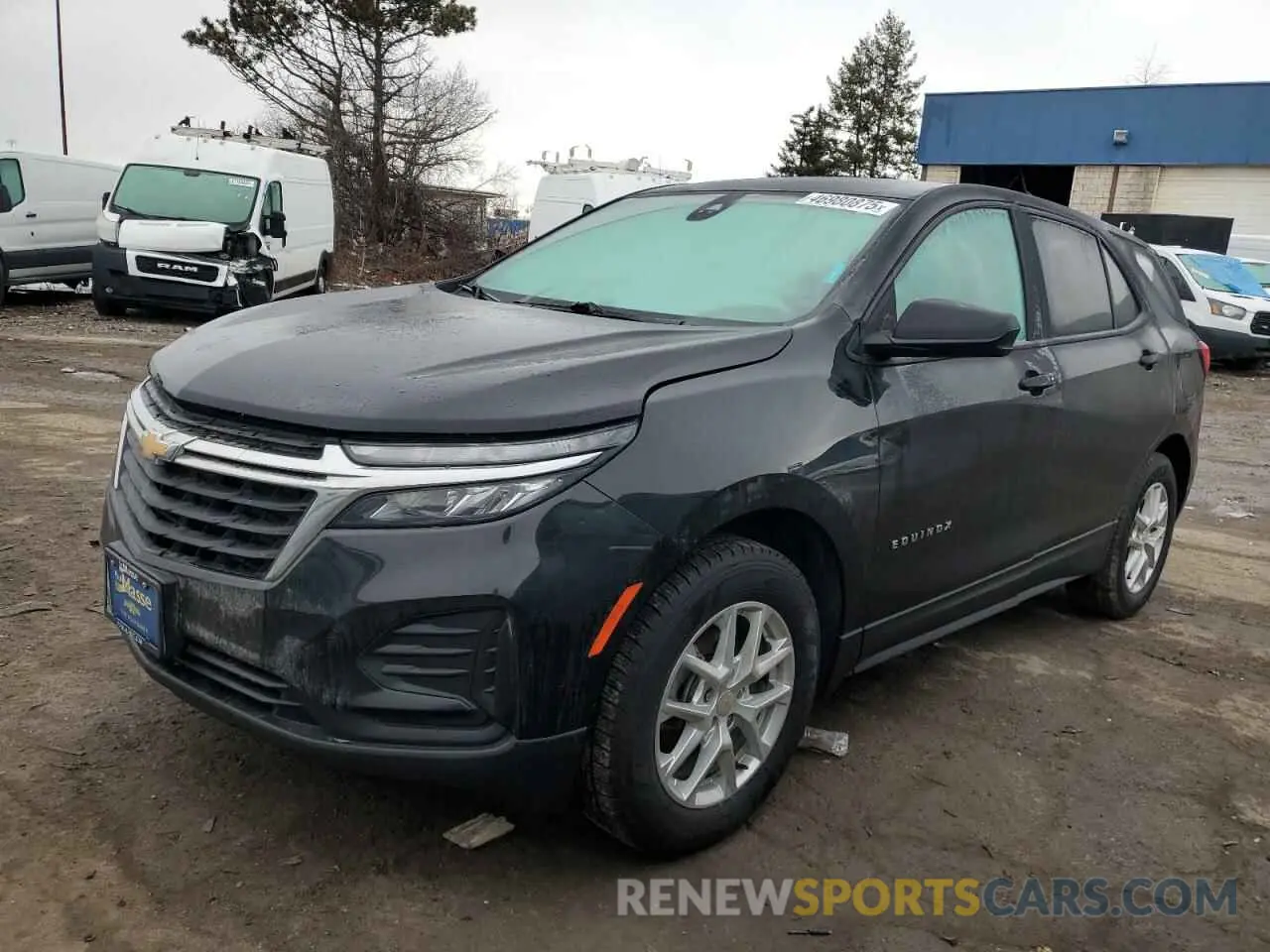 1 Photograph of a damaged car 2GNAXSEV0N6152222 CHEVROLET EQUINOX 2022