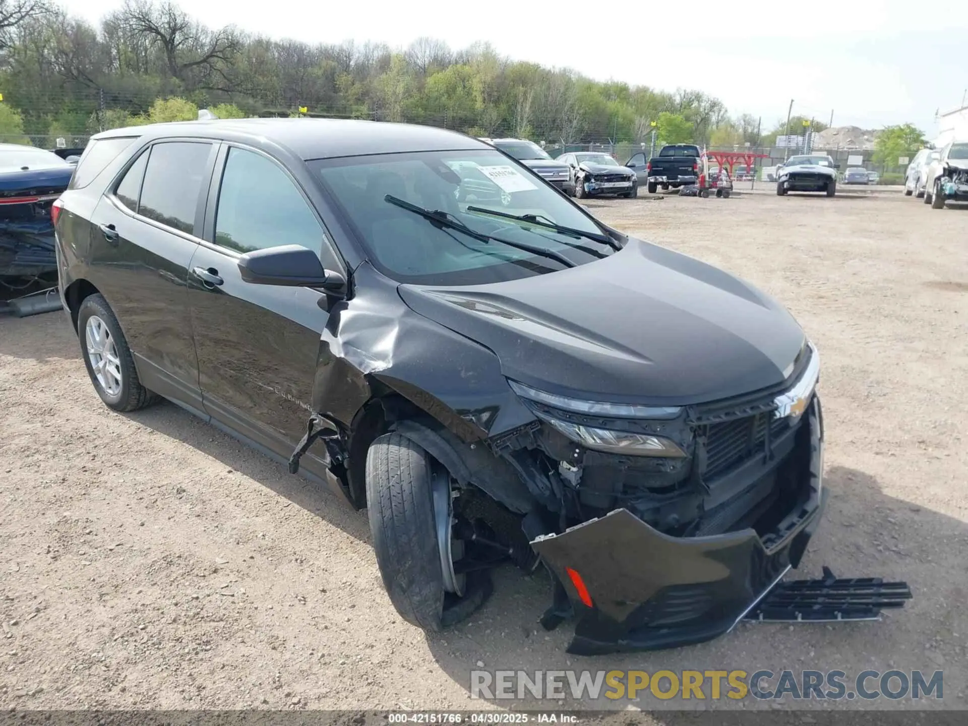1 Photograph of a damaged car 2GNAXSEV9N6120174 CHEVROLET EQUINOX 2022
