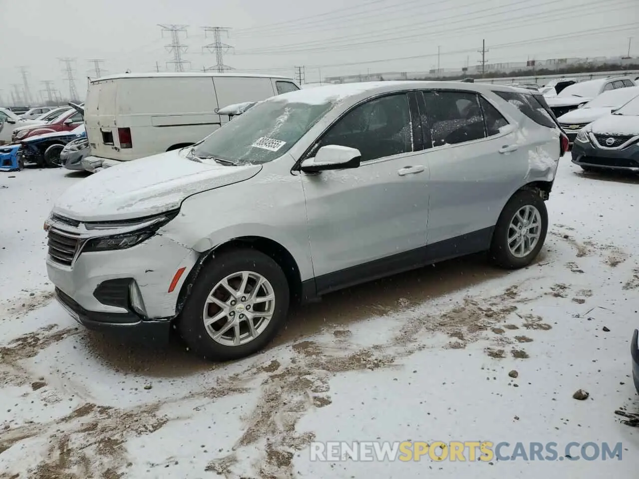 1 Photograph of a damaged car 2GNAXTEV5N6140699 CHEVROLET EQUINOX 2022