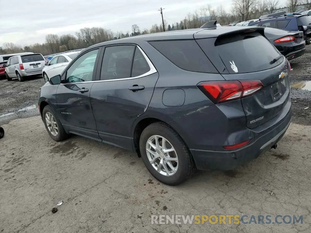2 Photograph of a damaged car 2GNAXTEV5N6146437 CHEVROLET EQUINOX 2022