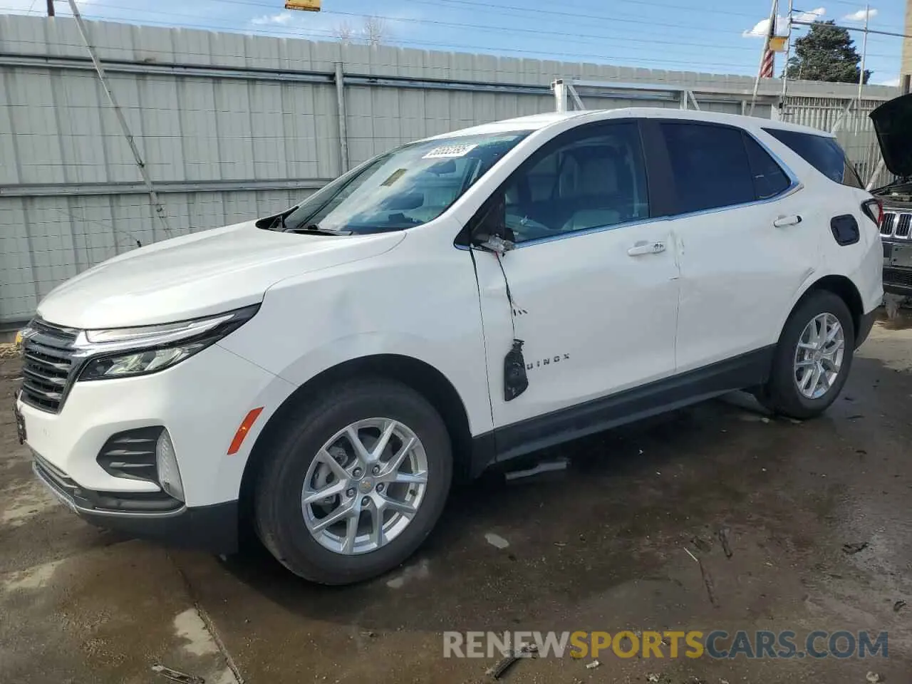 1 Photograph of a damaged car 2GNAXTEV9N6107317 CHEVROLET EQUINOX 2022