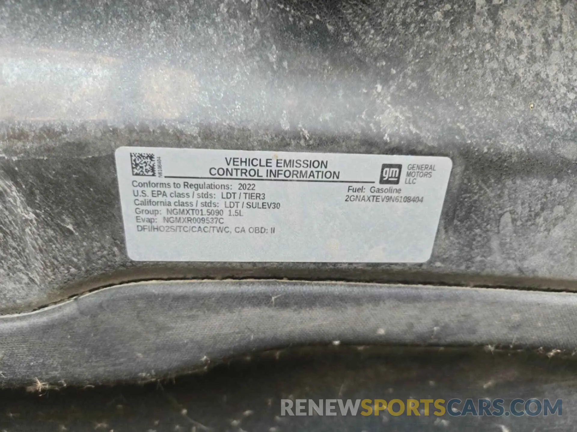 9 Photograph of a damaged car 2GNAXTEV9N6108404 CHEVROLET EQUINOX 2022