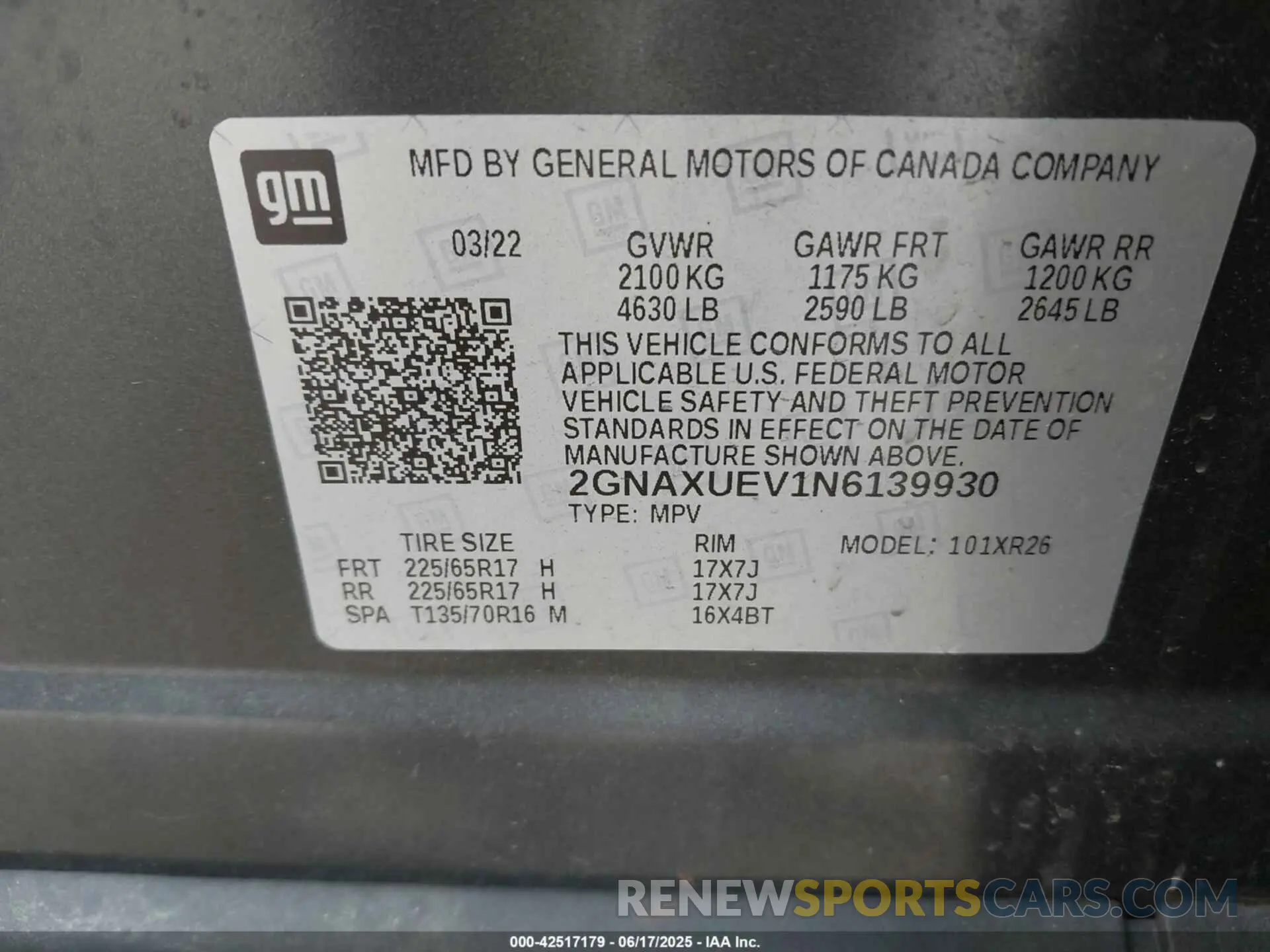 9 Photograph of a damaged car 2GNAXUEV1N6139930 CHEVROLET EQUINOX 2022