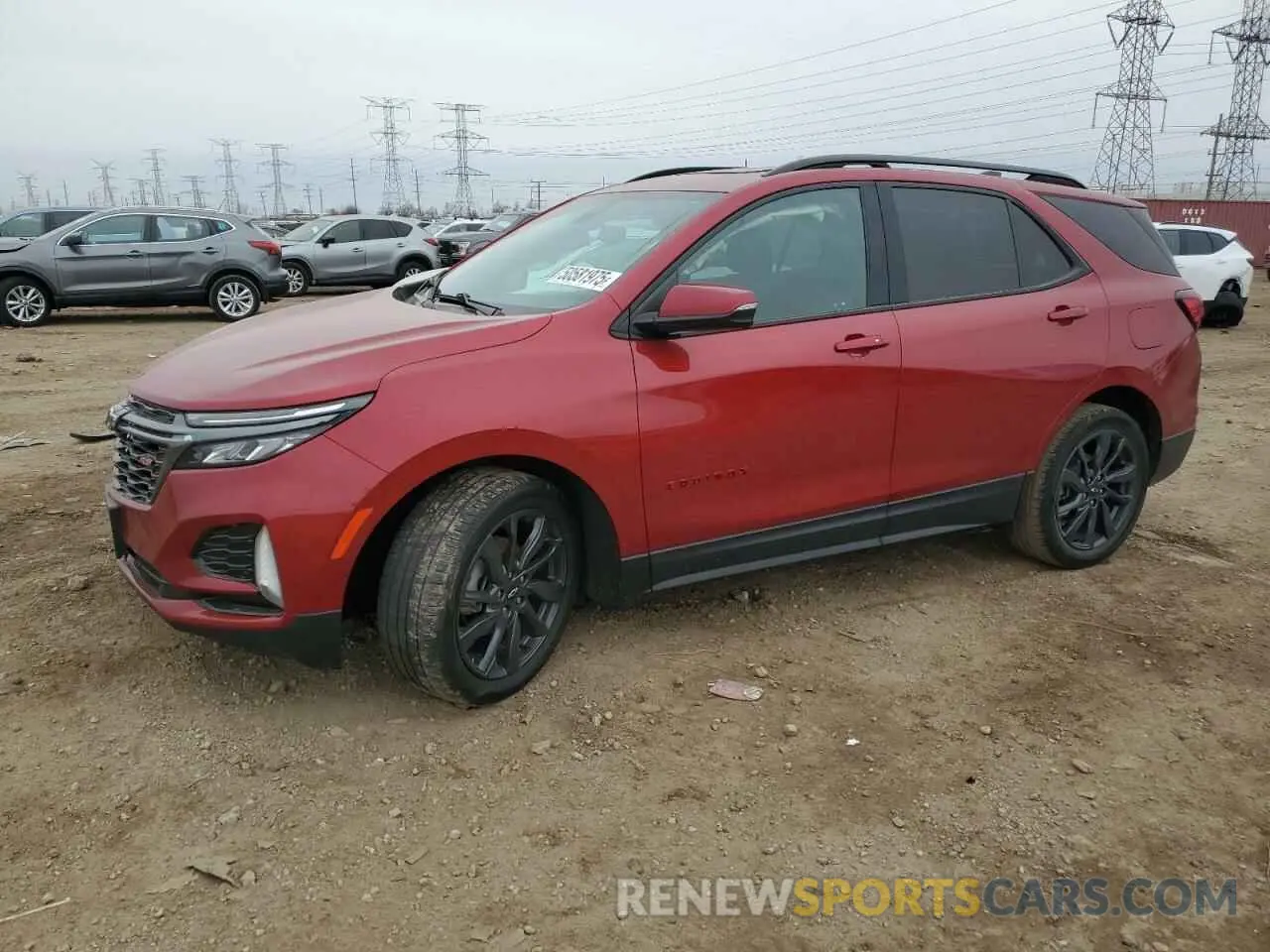 1 Photograph of a damaged car 2GNAXWEV0N6107630 CHEVROLET EQUINOX 2022