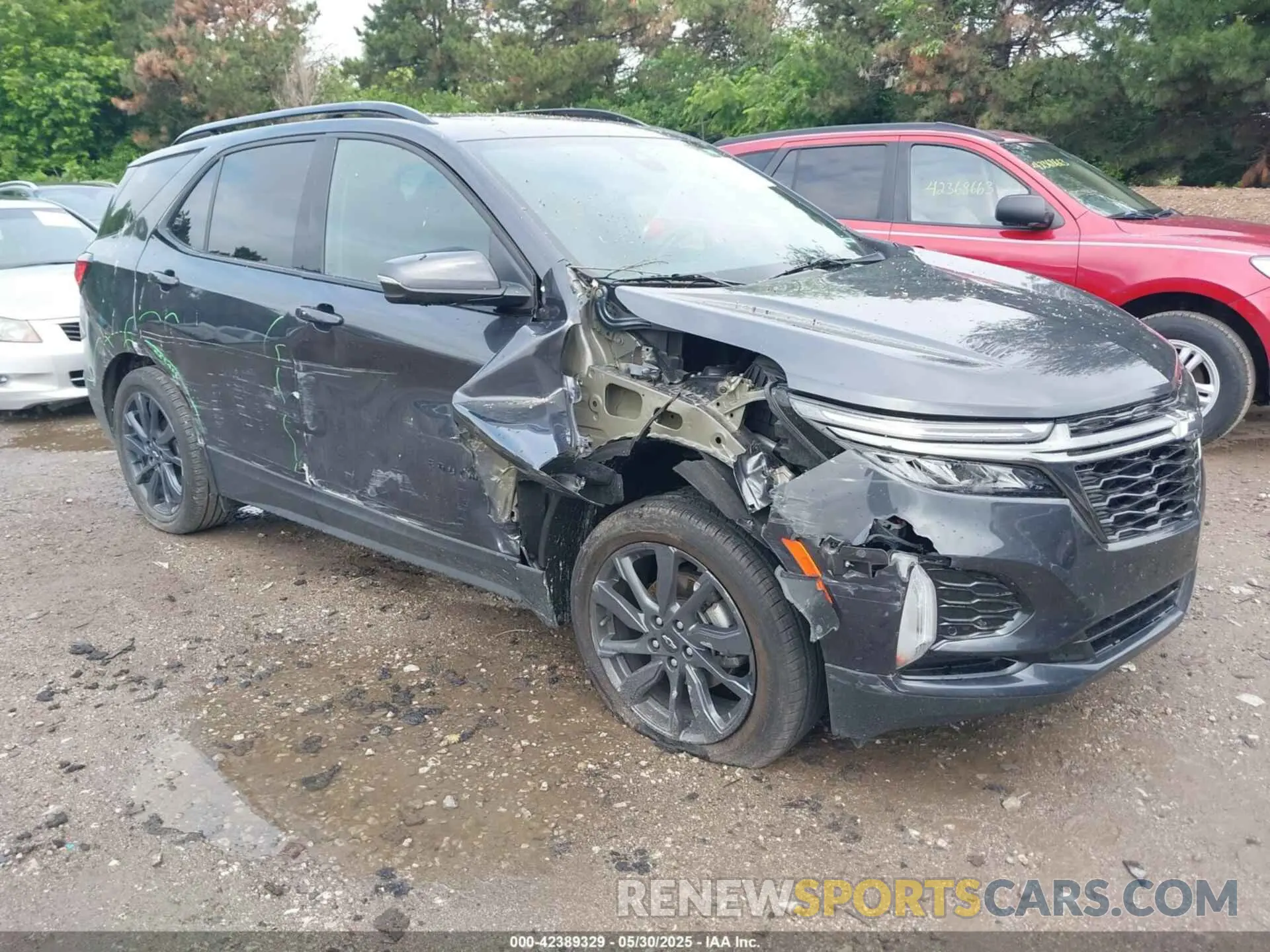 1 Photograph of a damaged car 2GNAXWEV2N6150639 CHEVROLET EQUINOX 2022