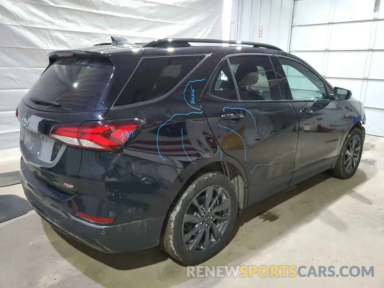 3 Photograph of a damaged car 2GNAXWEV2N6154481 CHEVROLET EQUINOX 2022
