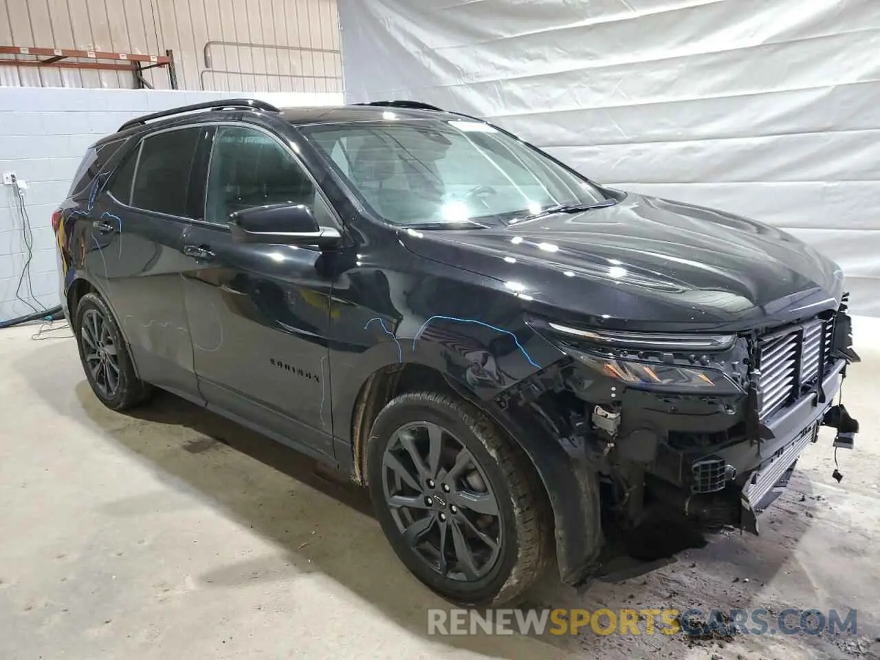 4 Photograph of a damaged car 2GNAXWEV2N6154481 CHEVROLET EQUINOX 2022