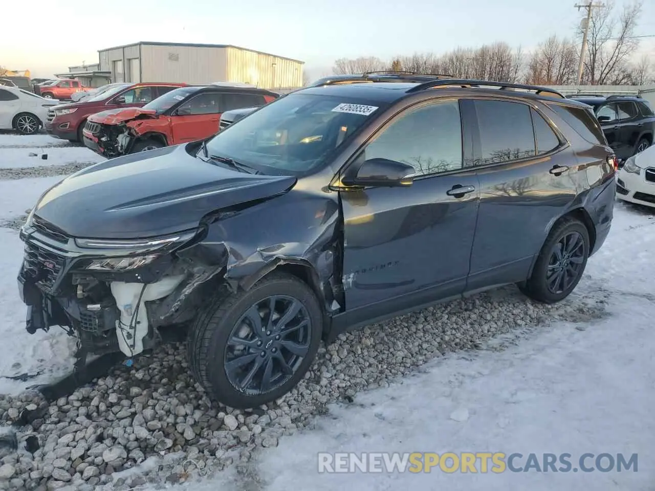 1 Photograph of a damaged car 2GNAXWEV3N6125006 CHEVROLET EQUINOX 2022
