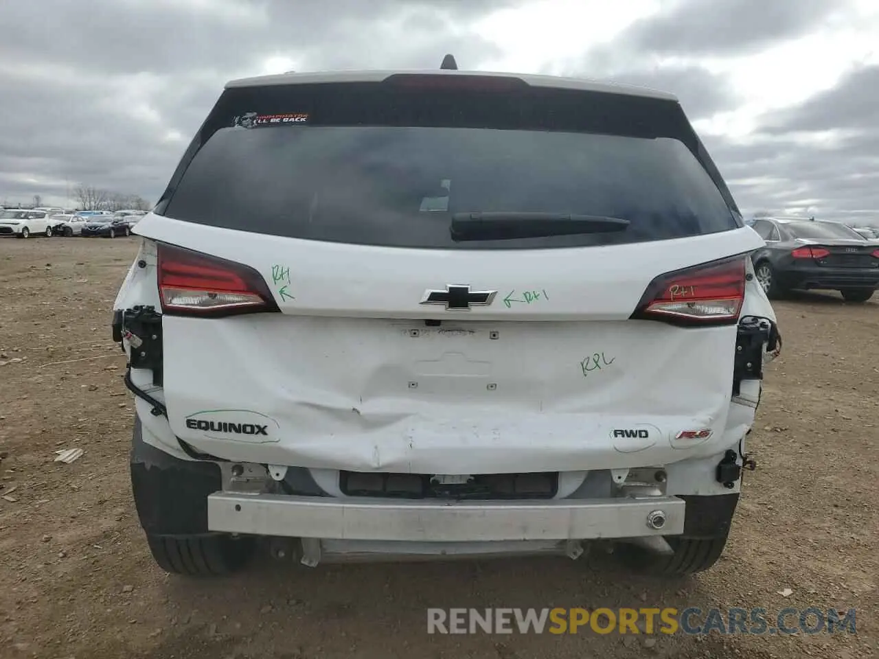 6 Photograph of a damaged car 2GNAXWEV3N6136782 CHEVROLET EQUINOX 2022