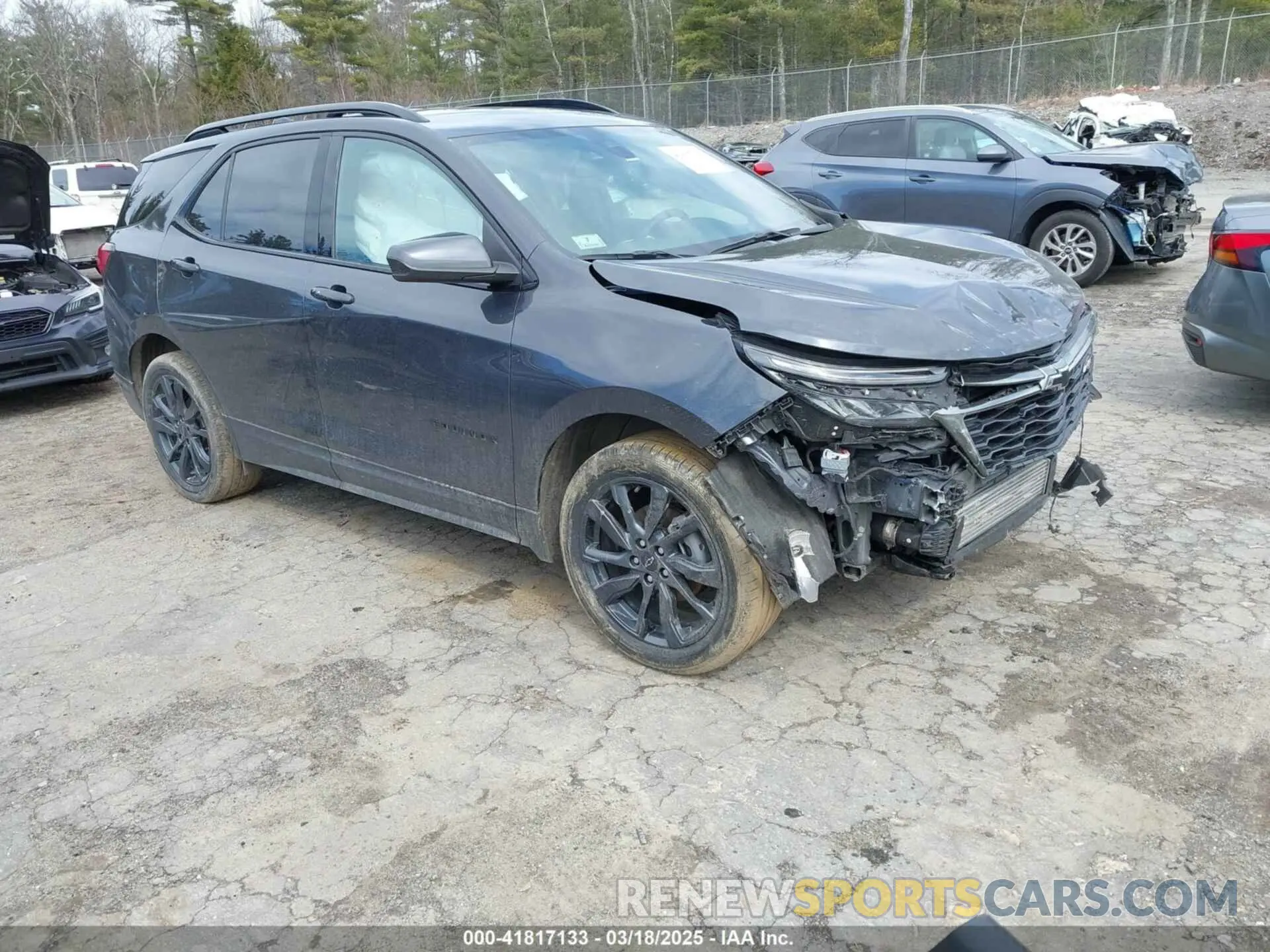 1 Photograph of a damaged car 2GNAXWEV4N6153168 CHEVROLET EQUINOX 2022