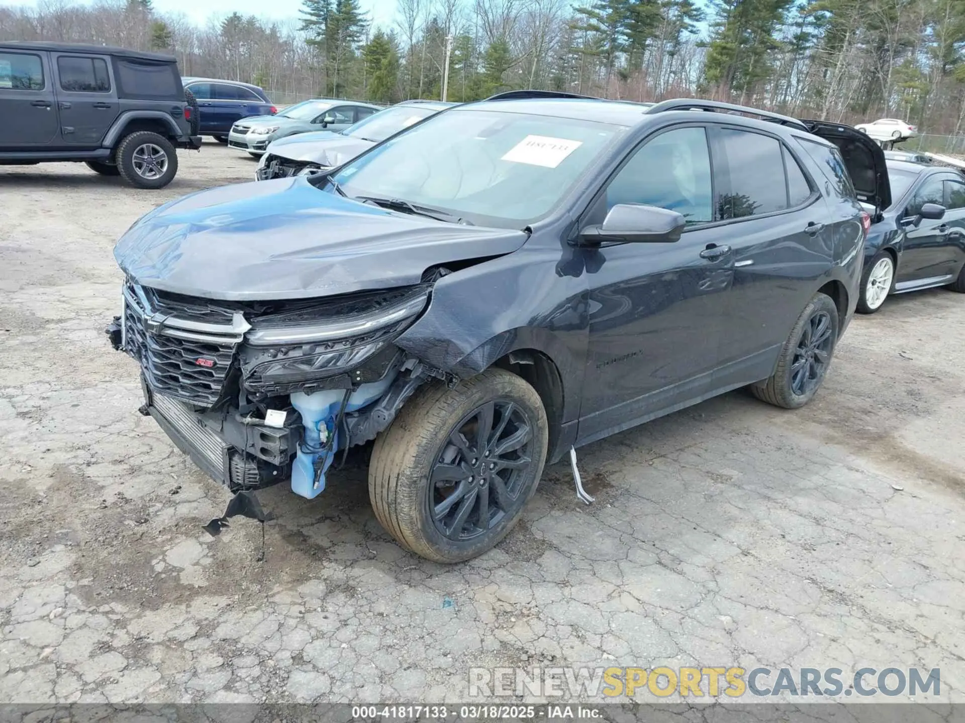 2 Photograph of a damaged car 2GNAXWEV4N6153168 CHEVROLET EQUINOX 2022