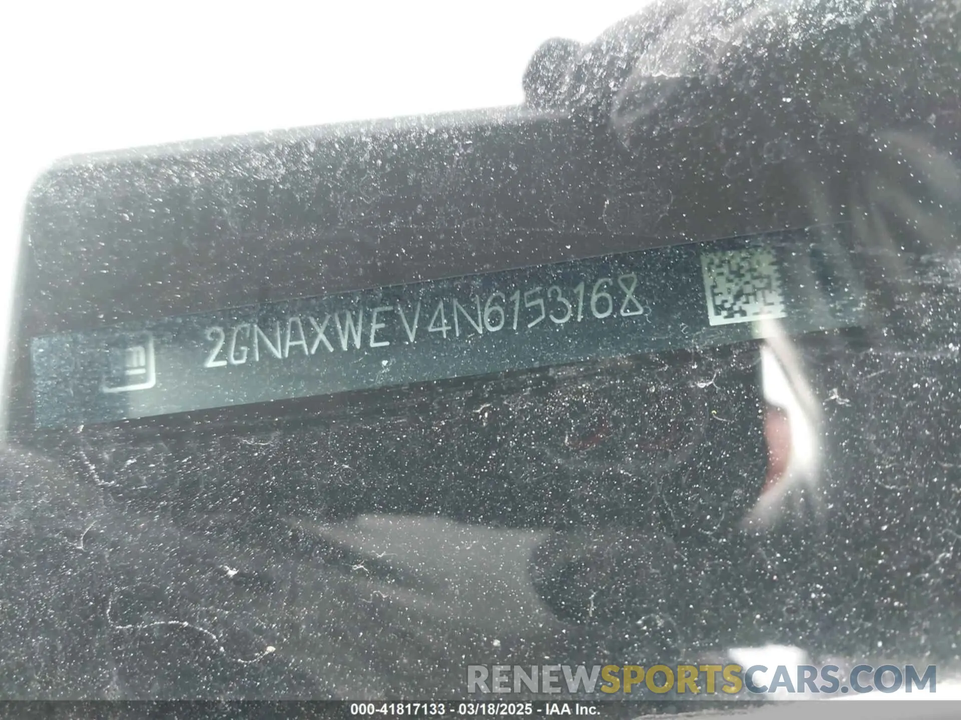 9 Photograph of a damaged car 2GNAXWEV4N6153168 CHEVROLET EQUINOX 2022