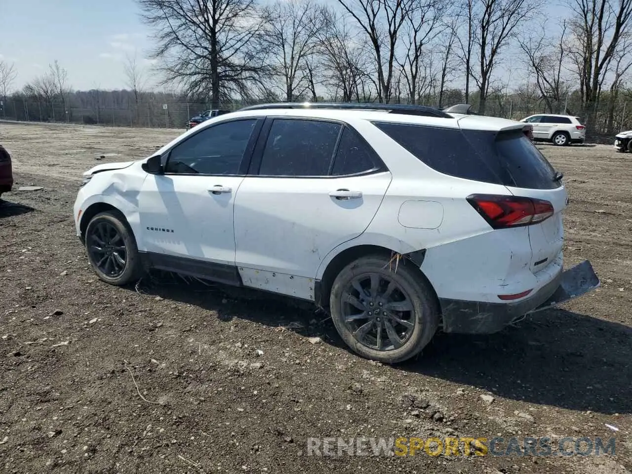 2 Photograph of a damaged car 2GNAXWEV5N6133673 CHEVROLET EQUINOX 2022