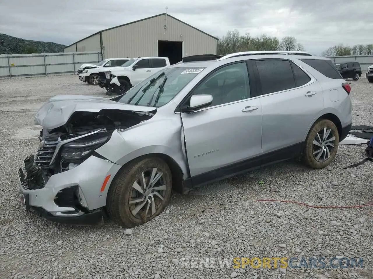 1 Photograph of a damaged car 2GNAXXEV2N6126007 CHEVROLET EQUINOX 2022