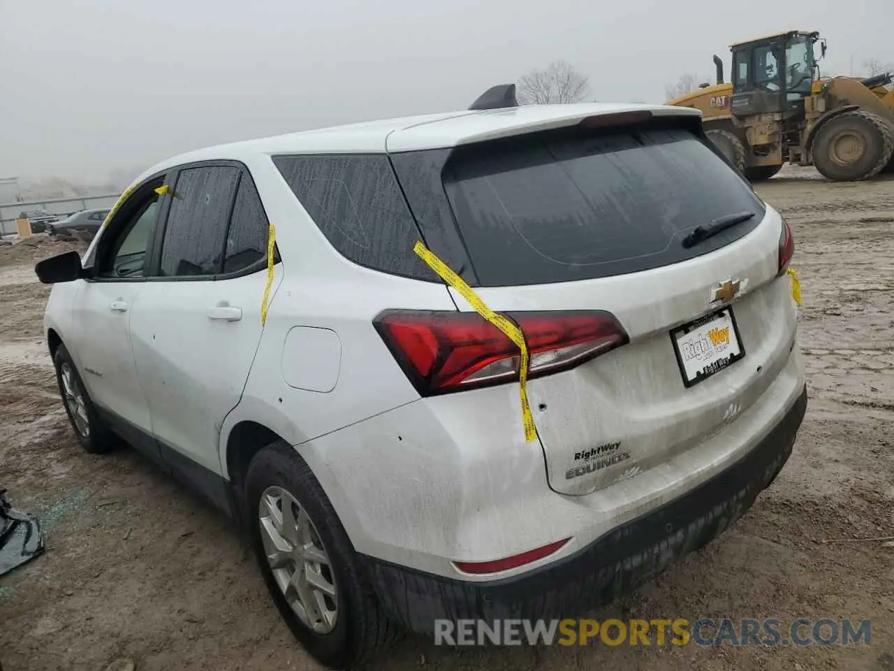 2 Photograph of a damaged car 3GNAX5EV3NS161855 CHEVROLET EQUINOX 2022