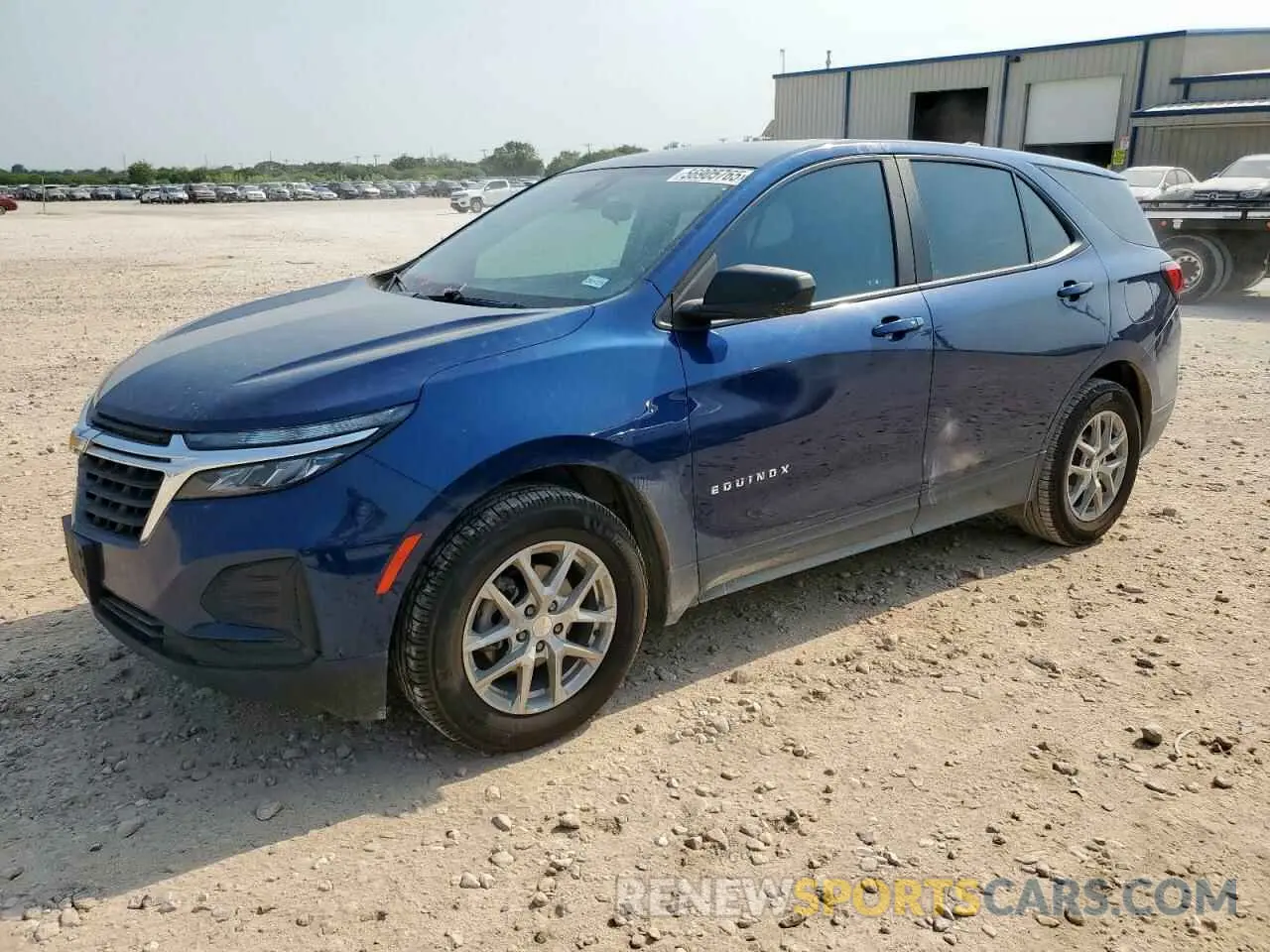 1 Photograph of a damaged car 3GNAX5EV4NS152128 CHEVROLET EQUINOX 2022